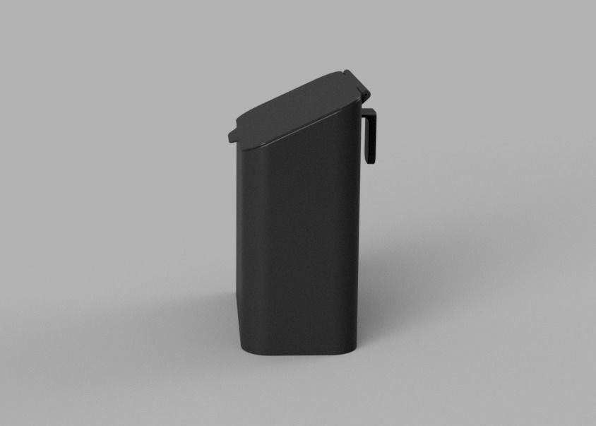Car Back Seat Trash Can 3D print model_3