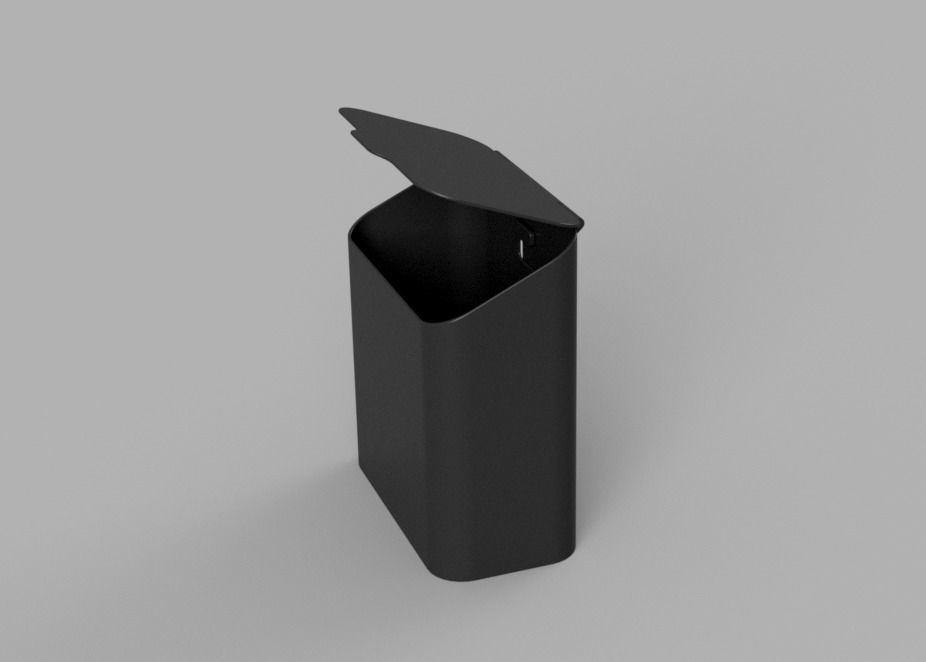 Car Back Seat Trash Can 3D print model_4