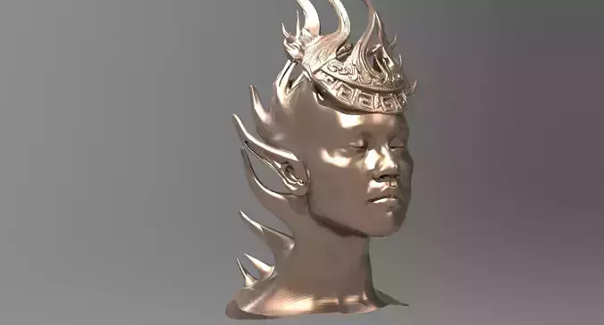 Aztec Crown statue 6 