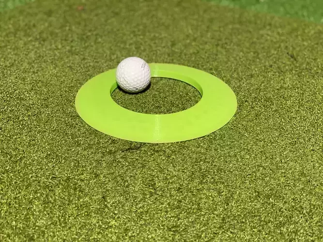 Indoor Golf Practice Hole 