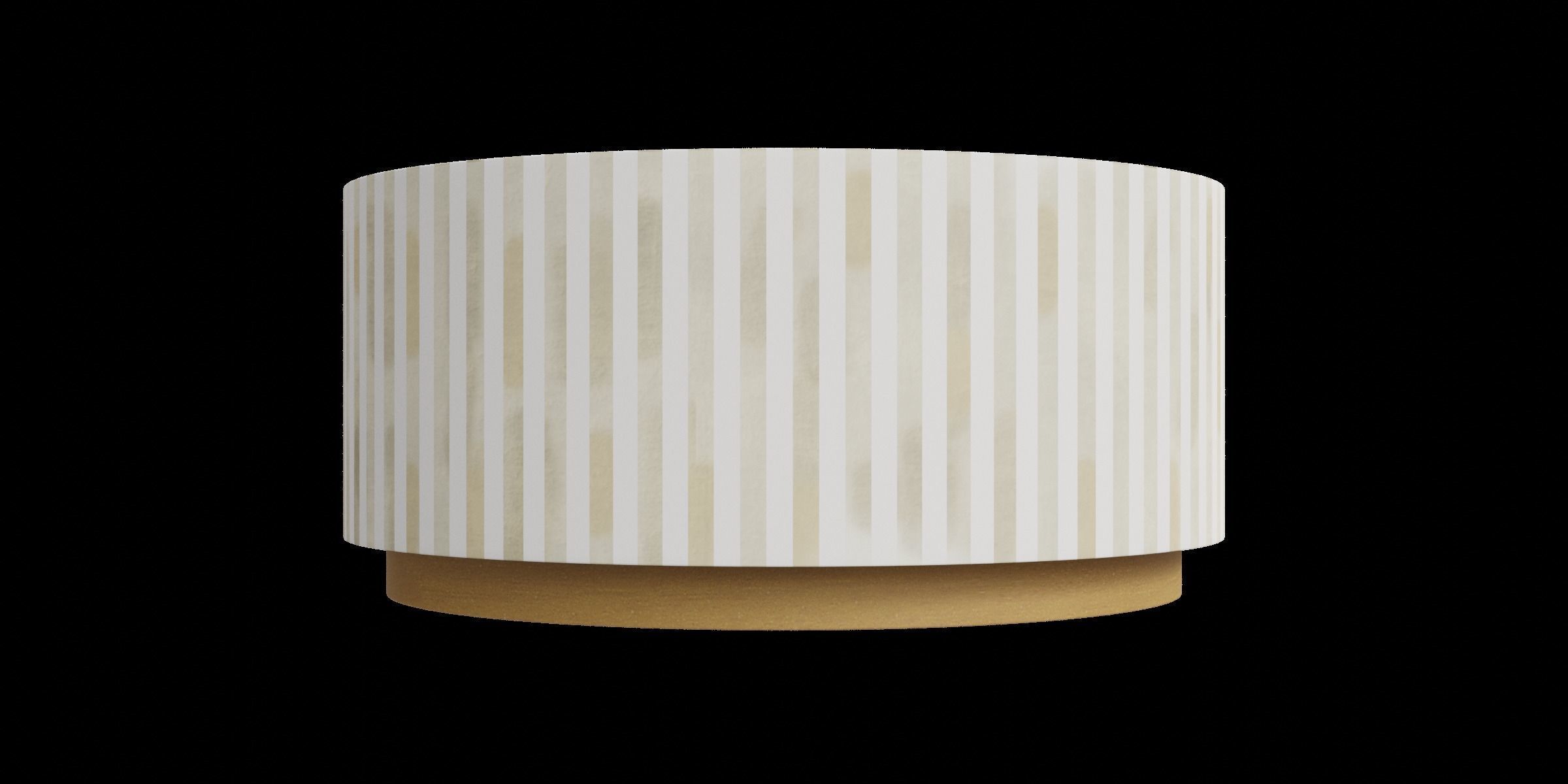 Light Beige Bohemian Coffee Table Low-poly 3D model_5