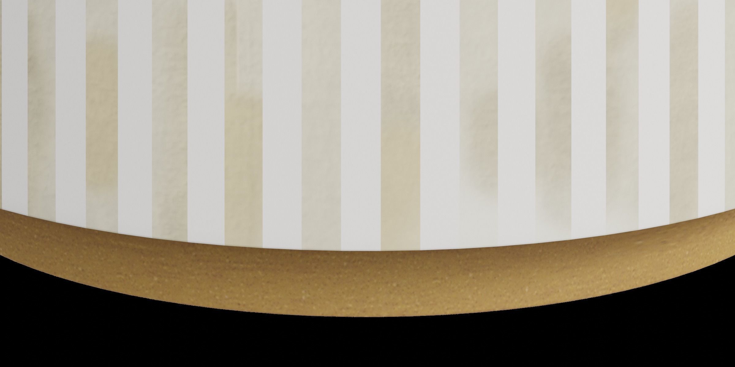 Light Beige Bohemian Coffee Table Low-poly 3D model_11