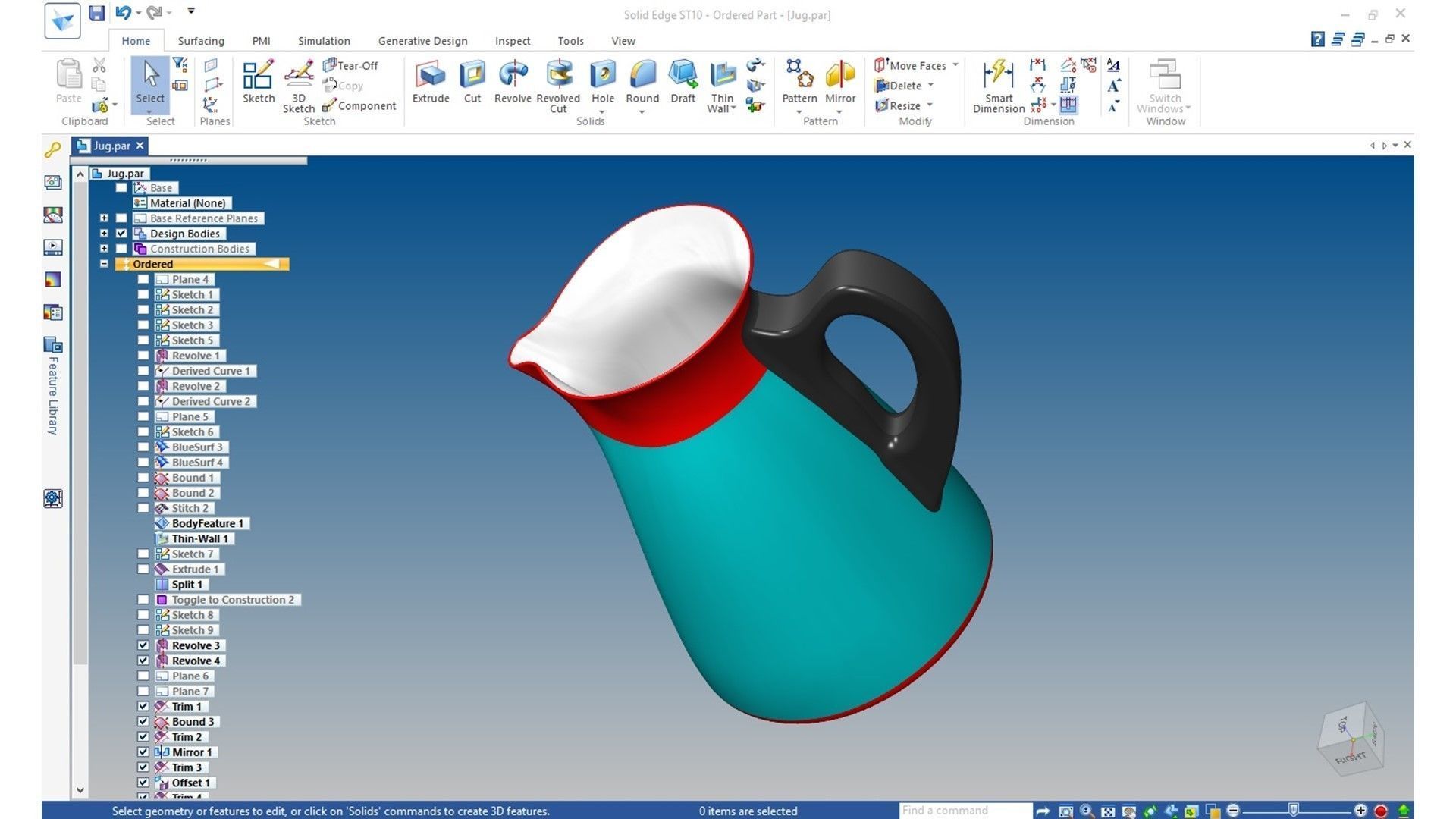 Portable Jug 3D print model_5