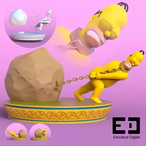 Homero magio - Homer Magio 3D print model