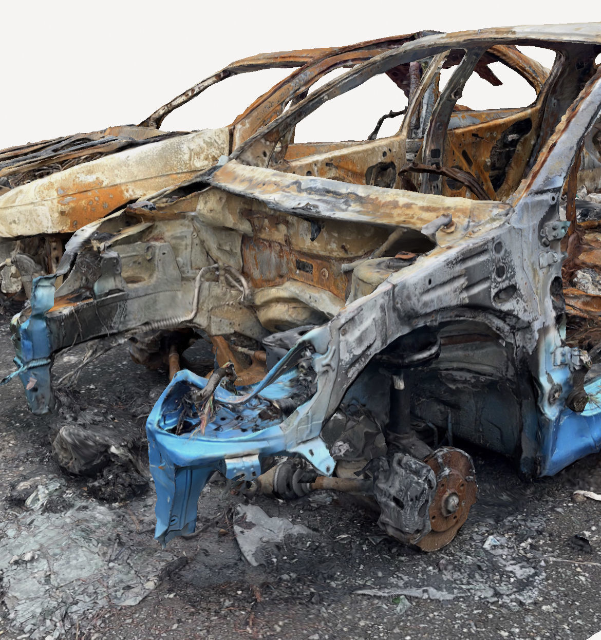 Burned Cars 3D print model_14