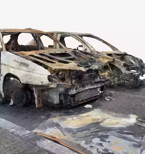 Burned Cars 3D print model