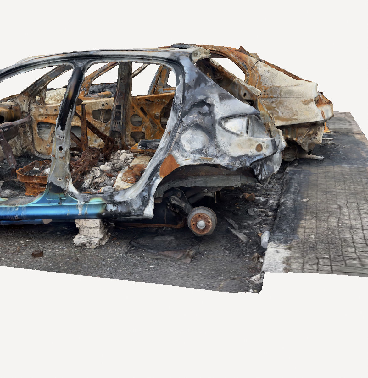 Burned Cars 3D print model_3