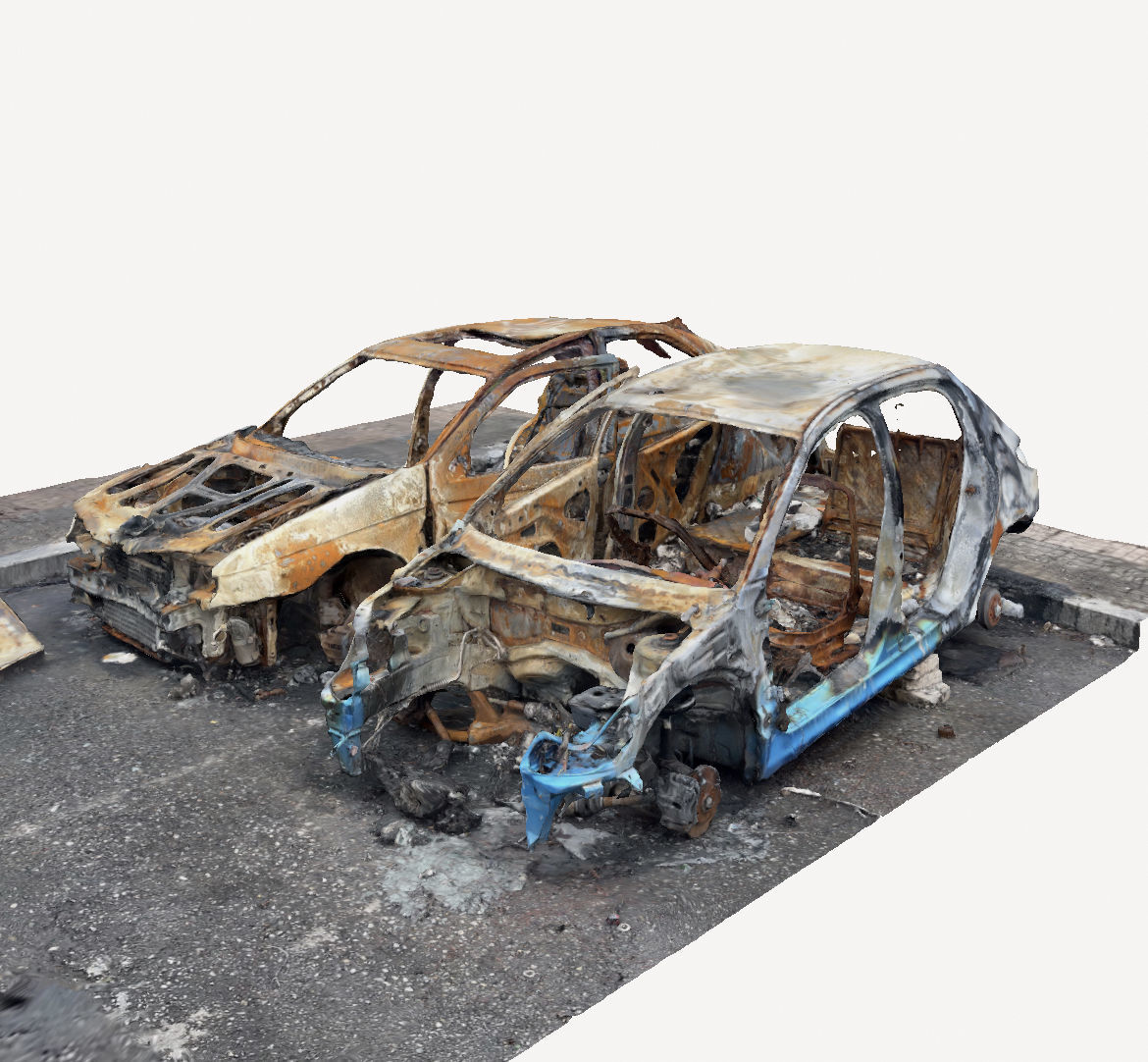 Burned Cars 3D print model_11