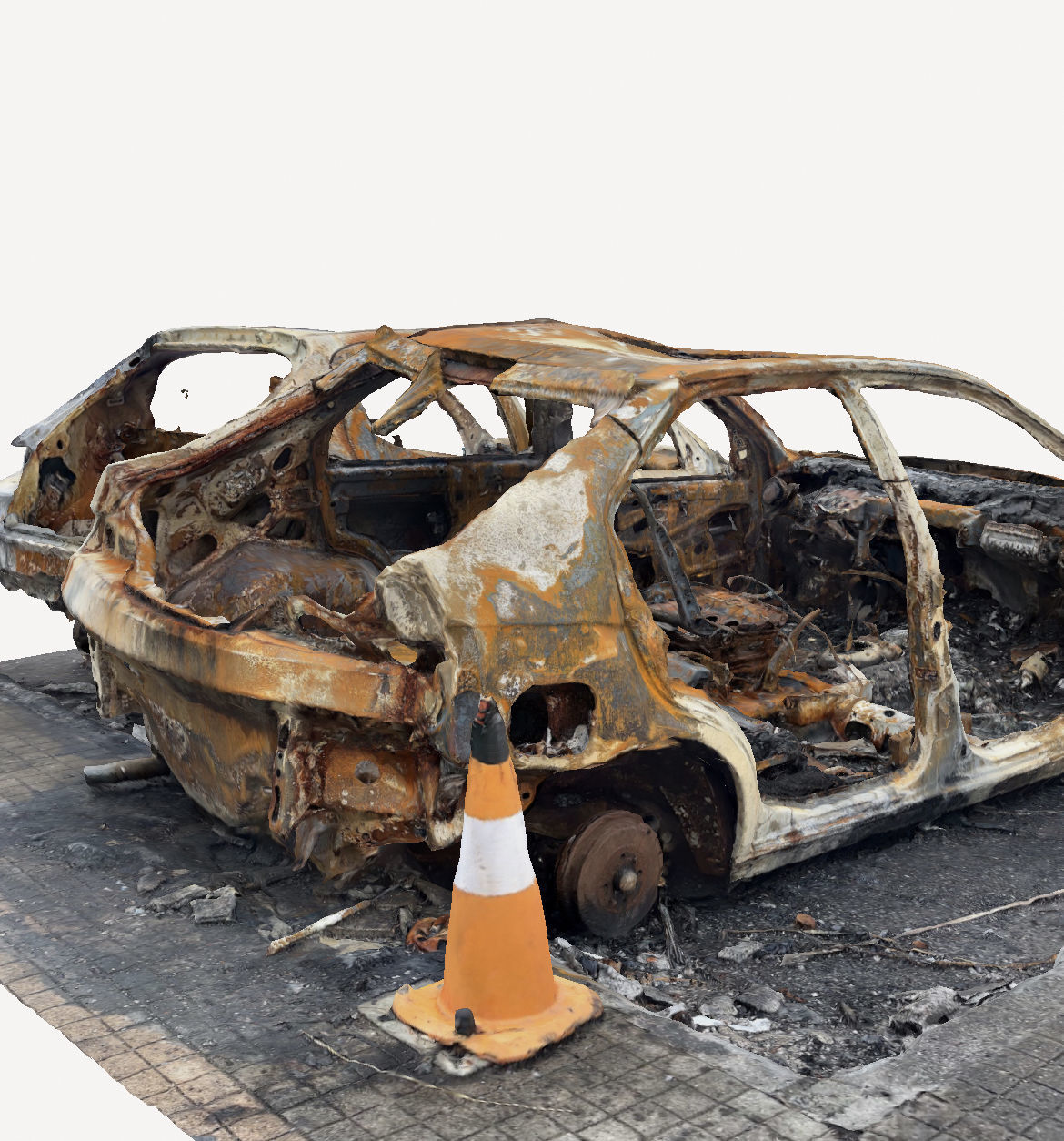 Burned Cars 3D print model_4