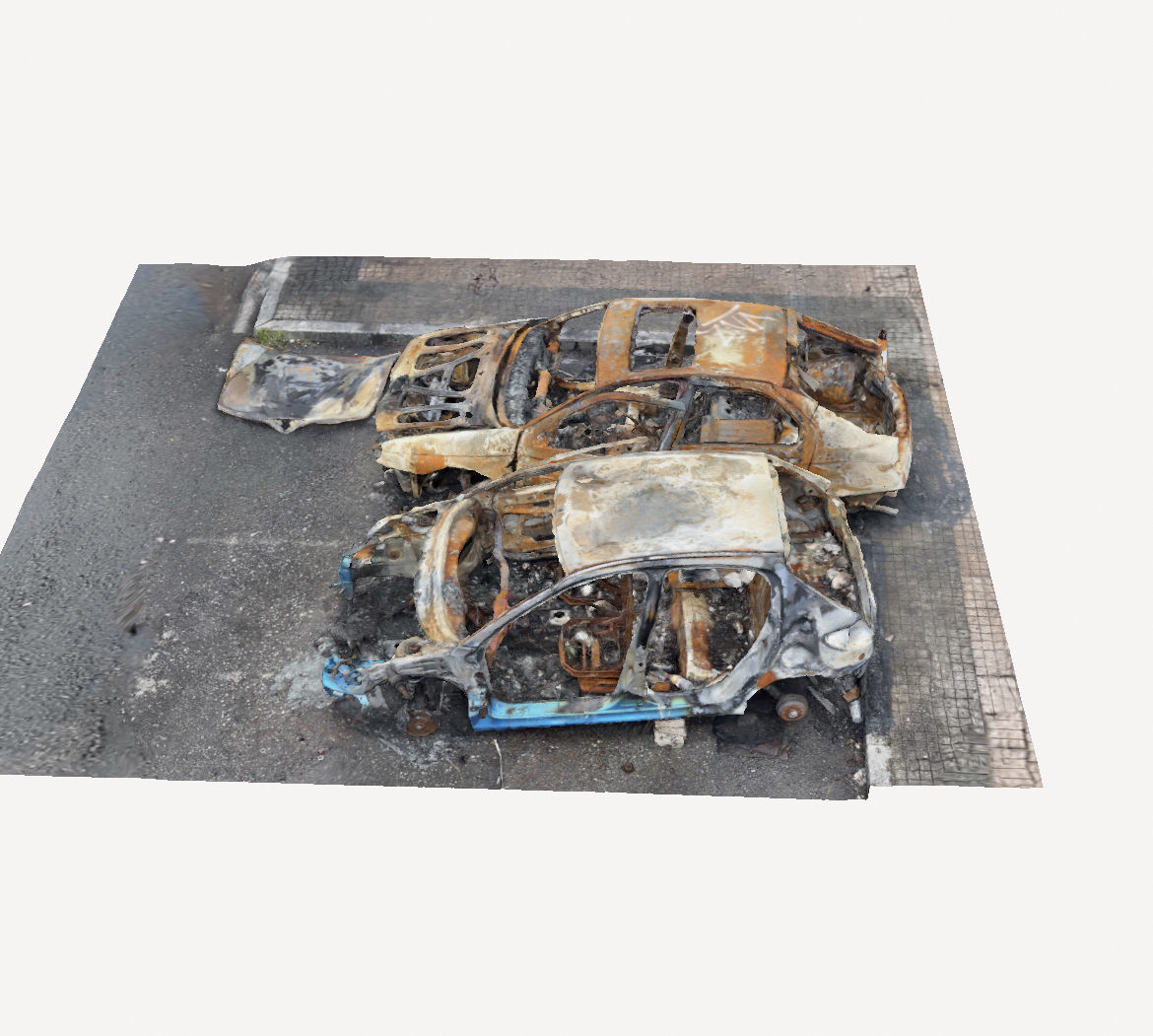 Burned Cars 3D print model_7