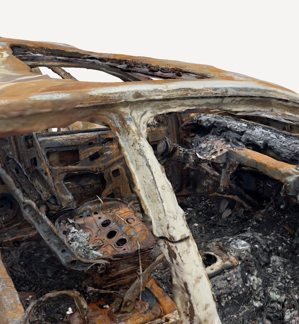 Burned Cars 3D print model_2