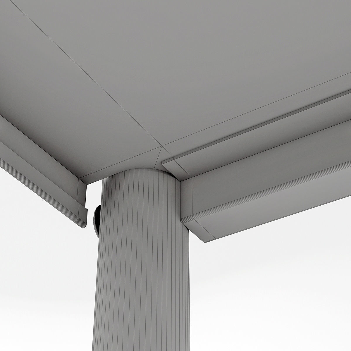 IKEA PINNIG black Bench with shoe storage 3D model_5