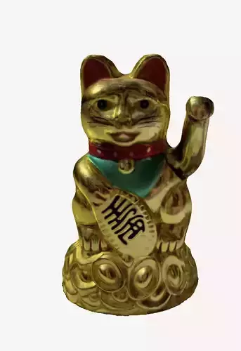 Fortune Cat 3D print model