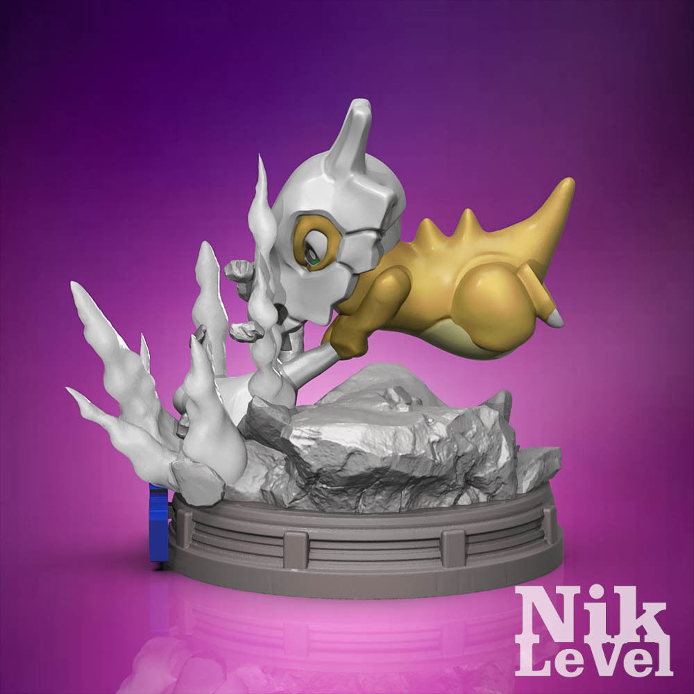 Cubone Pokemon 3D Printable 3D model 3D printable | CGTrader
