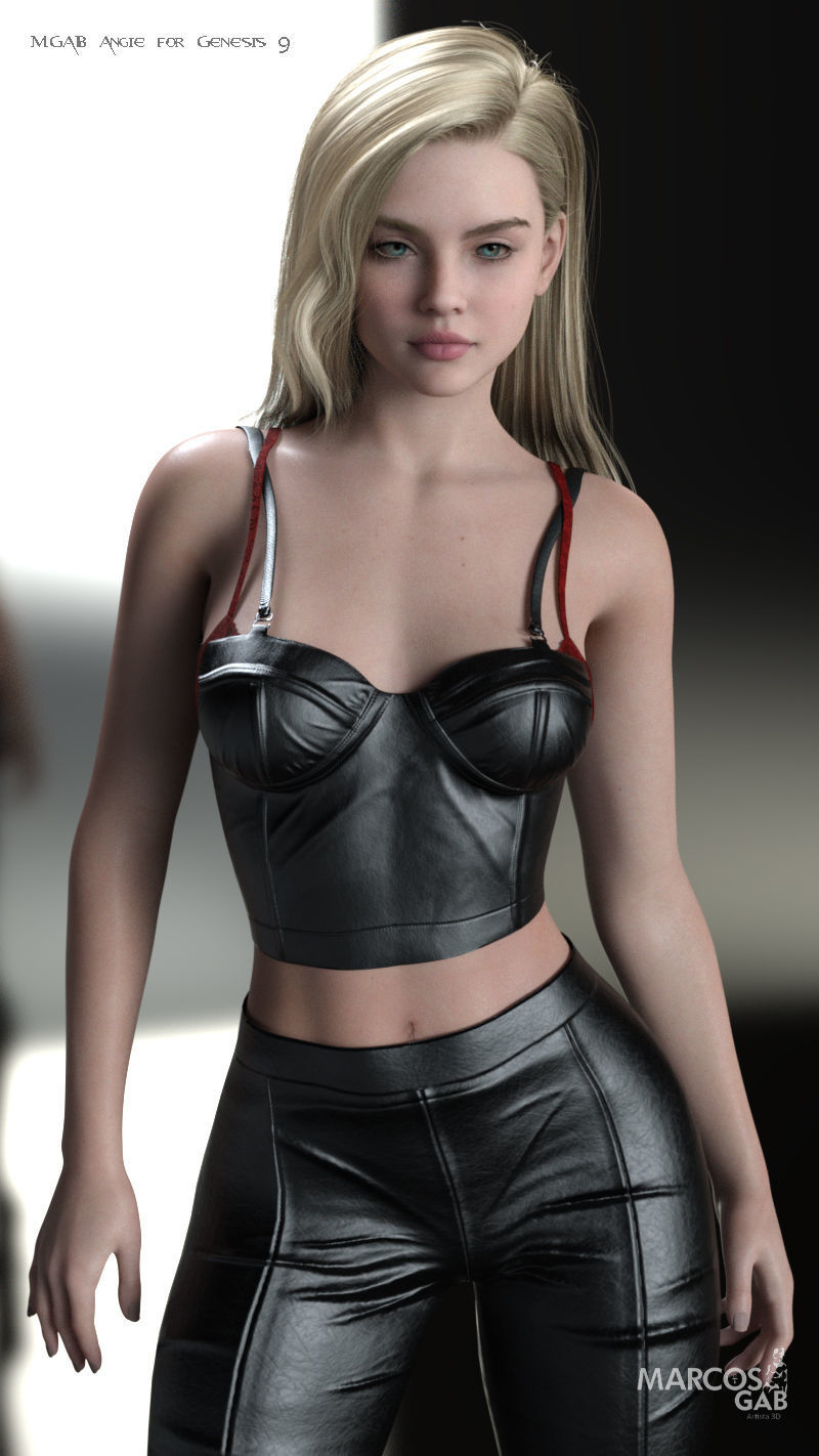 MGAB Angie for Genesis 9 3D model_15