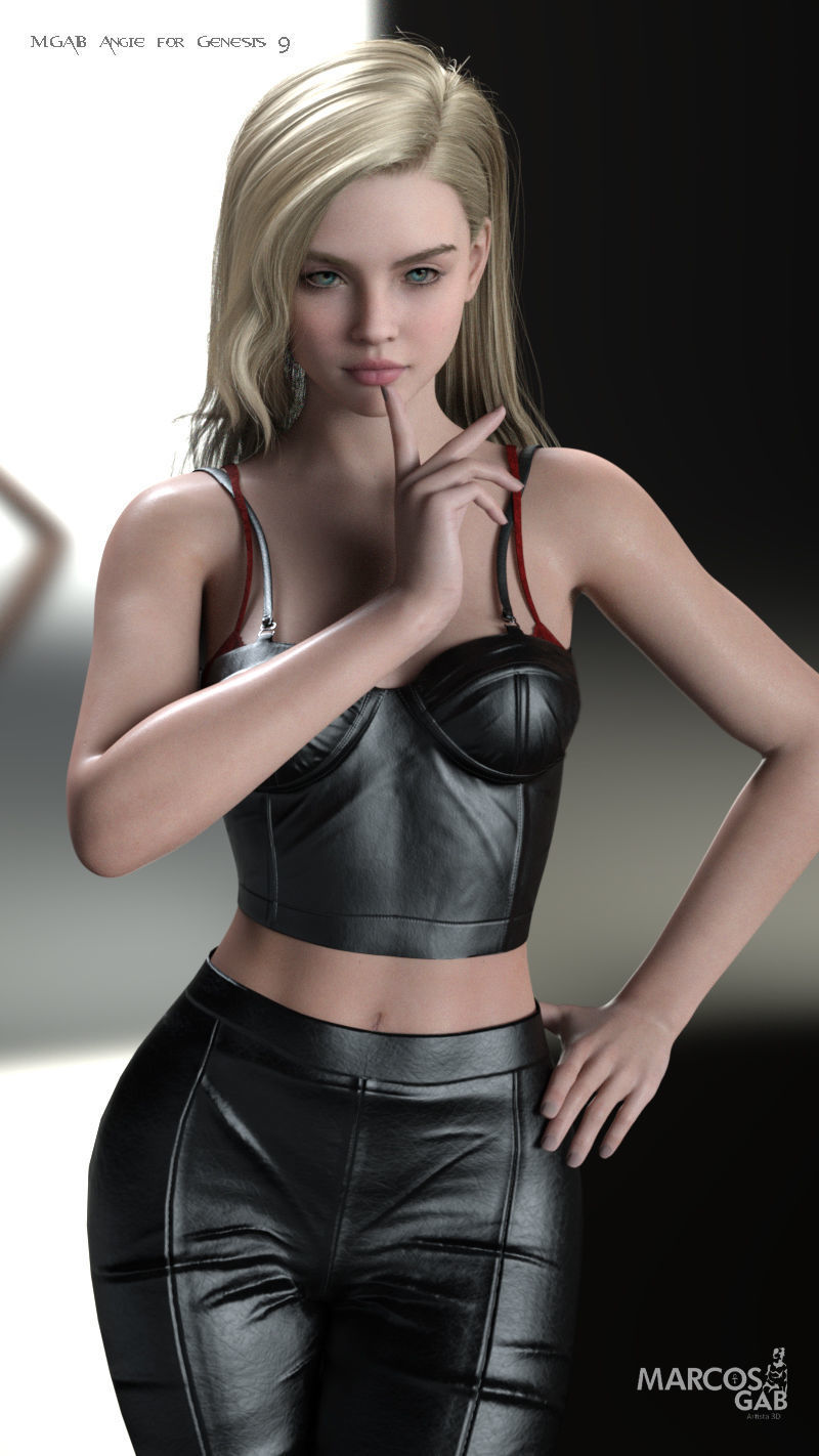 MGAB Angie for Genesis 9 3D model_7