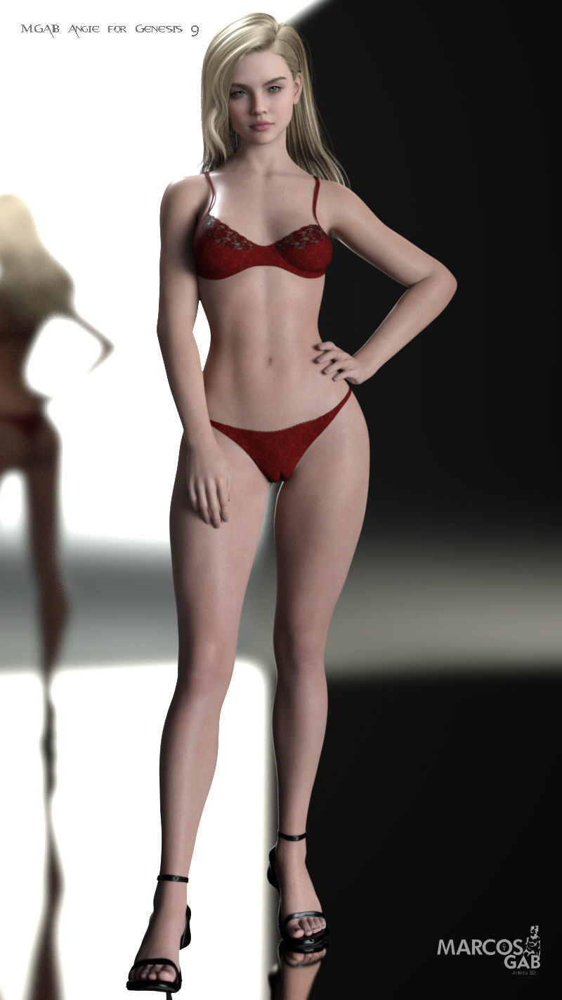 MGAB Angie for Genesis 9 3D model_18
