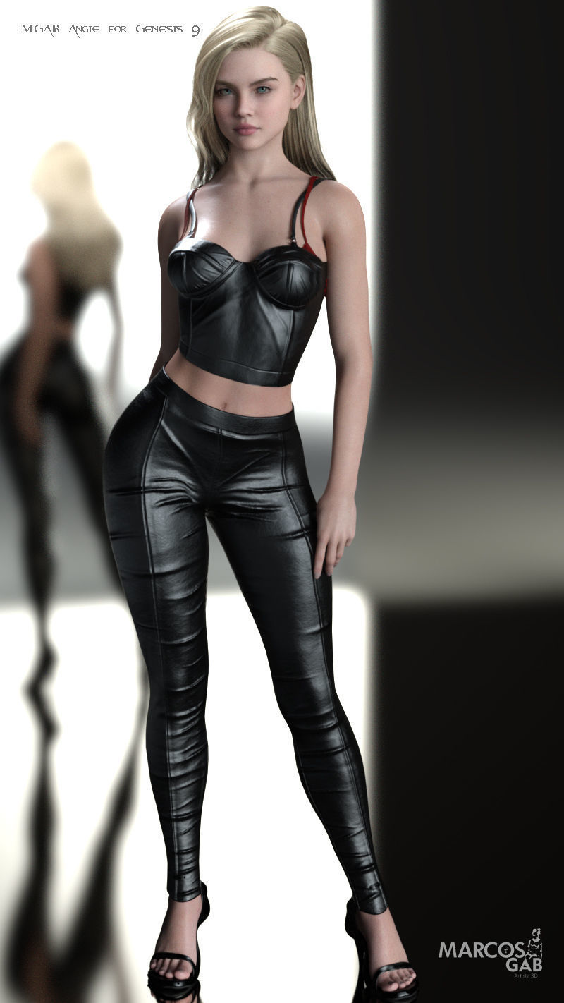 MGAB Angie for Genesis 9 3D model_11