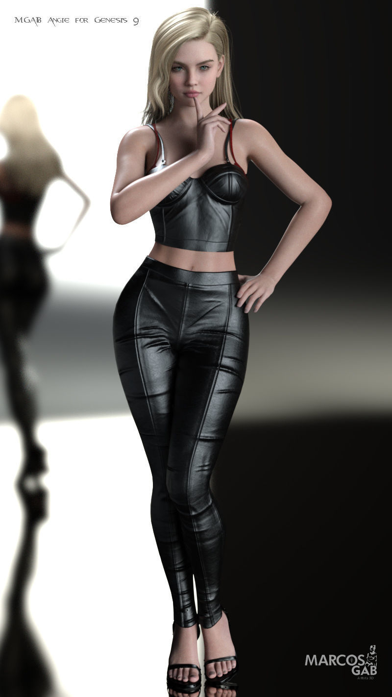 MGAB Angie for Genesis 9 3D model_9