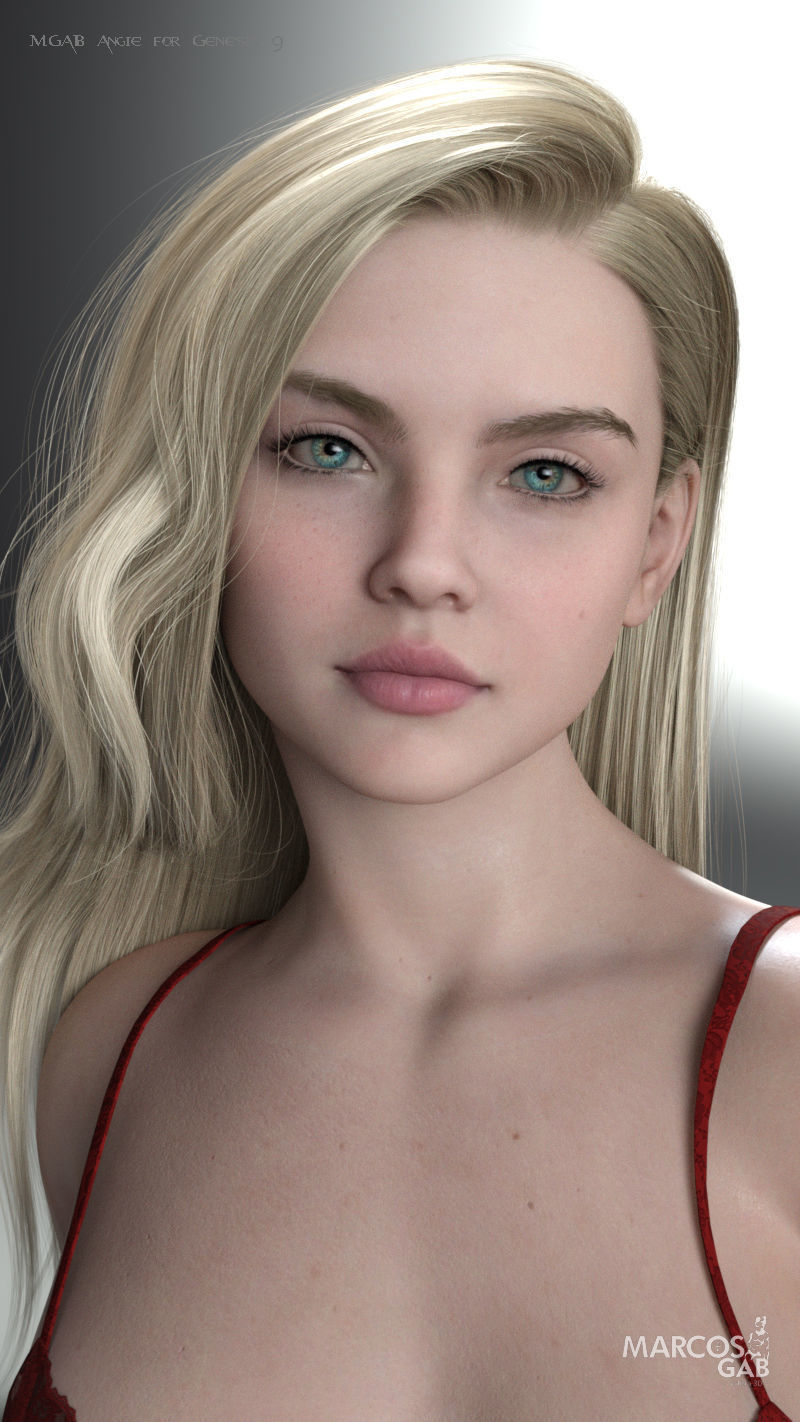 MGAB Angie for Genesis 9 3D model_6