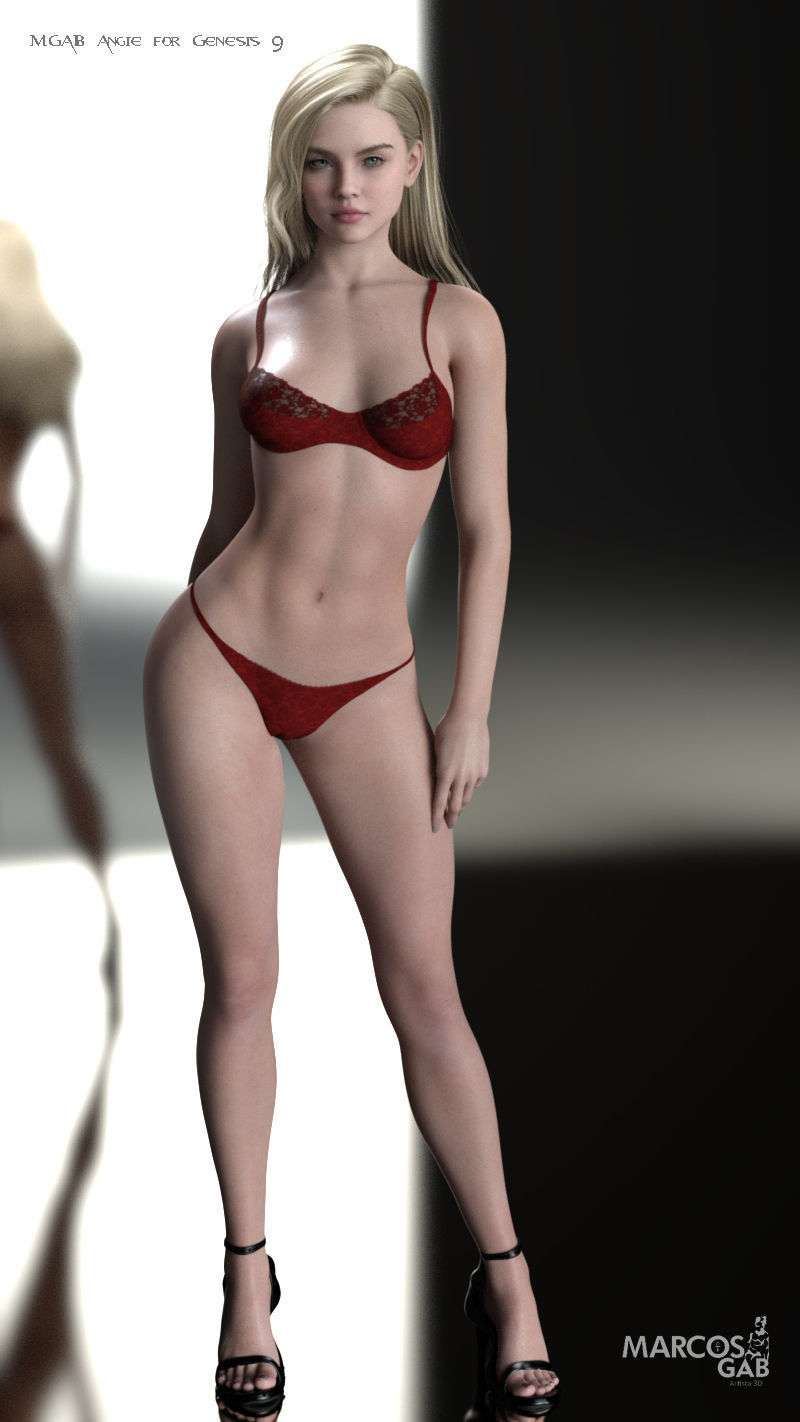 MGAB Angie for Genesis 9 3D model_8