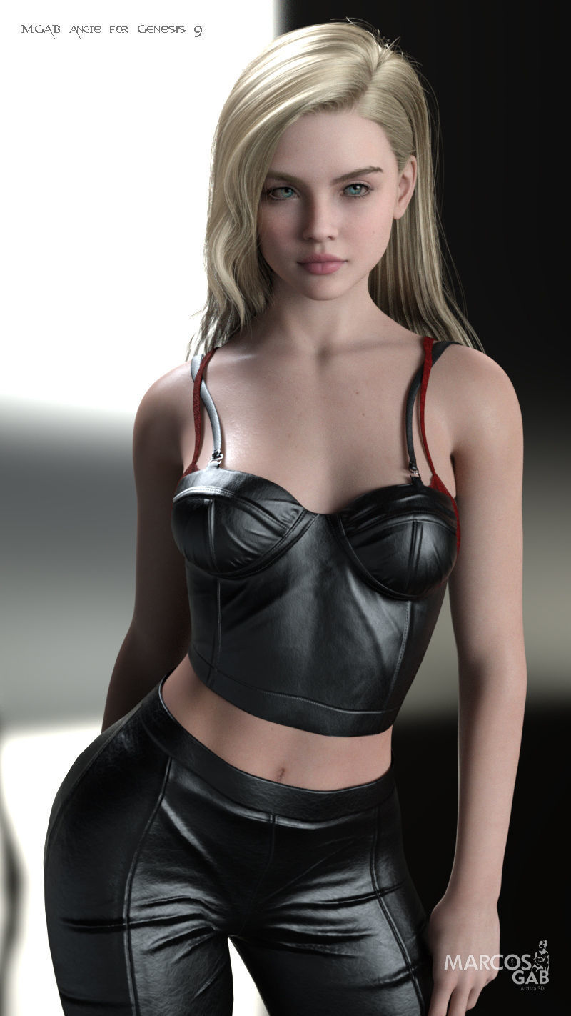 MGAB Angie for Genesis 9 3D model_13