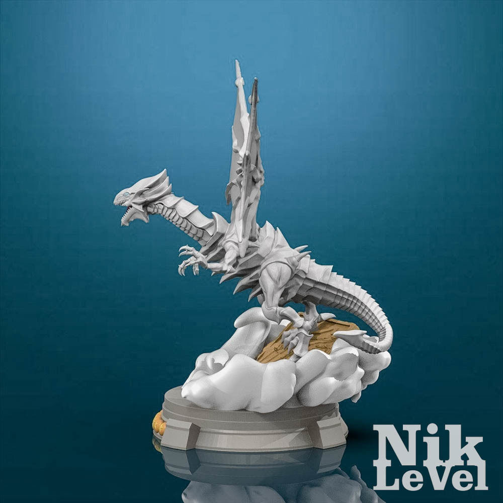 Blue Eyes White Dragon YuGi-Oh 3D Printable  3D print model_7