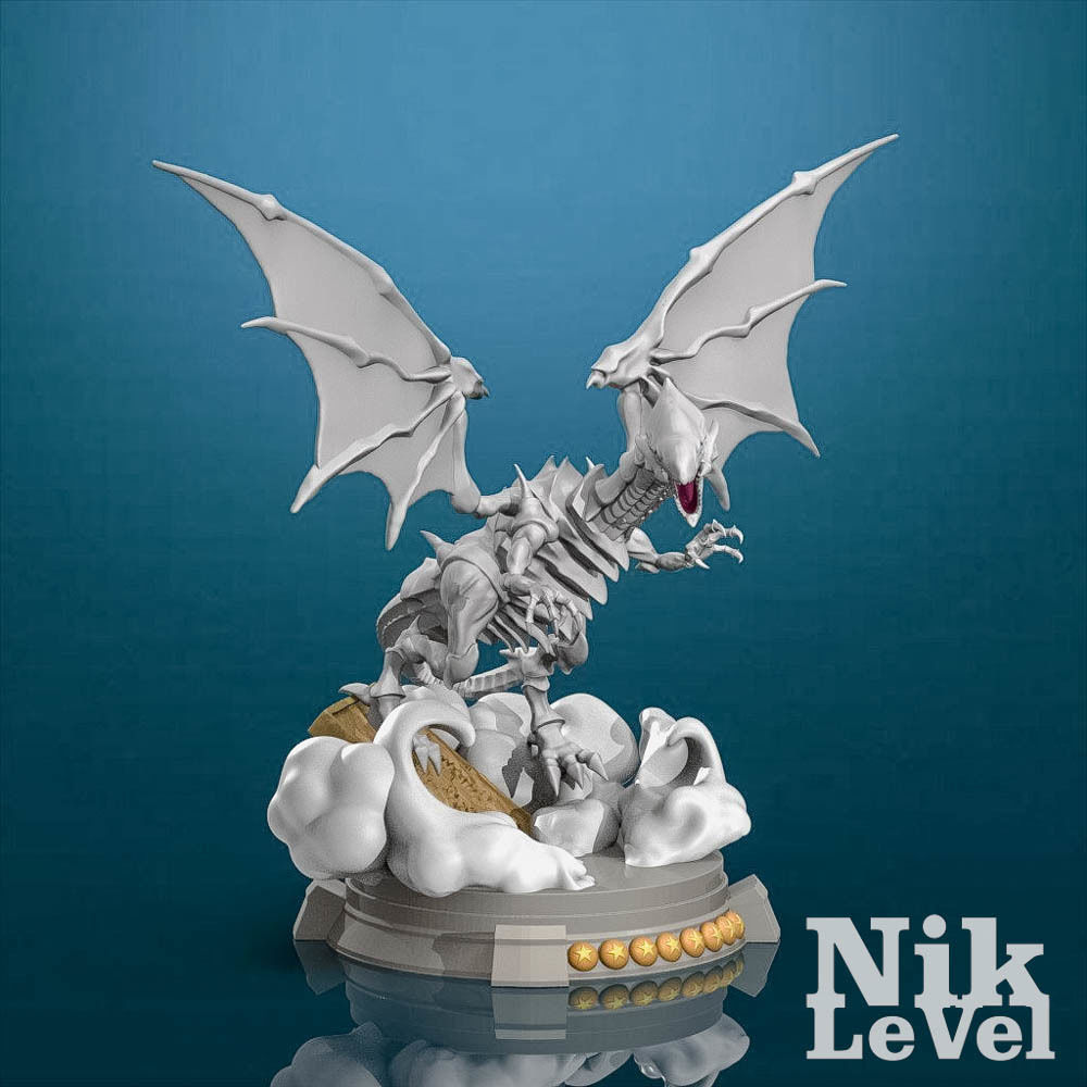 Blue Eyes White Dragon YuGi-Oh 3D Printable  3D print model_5