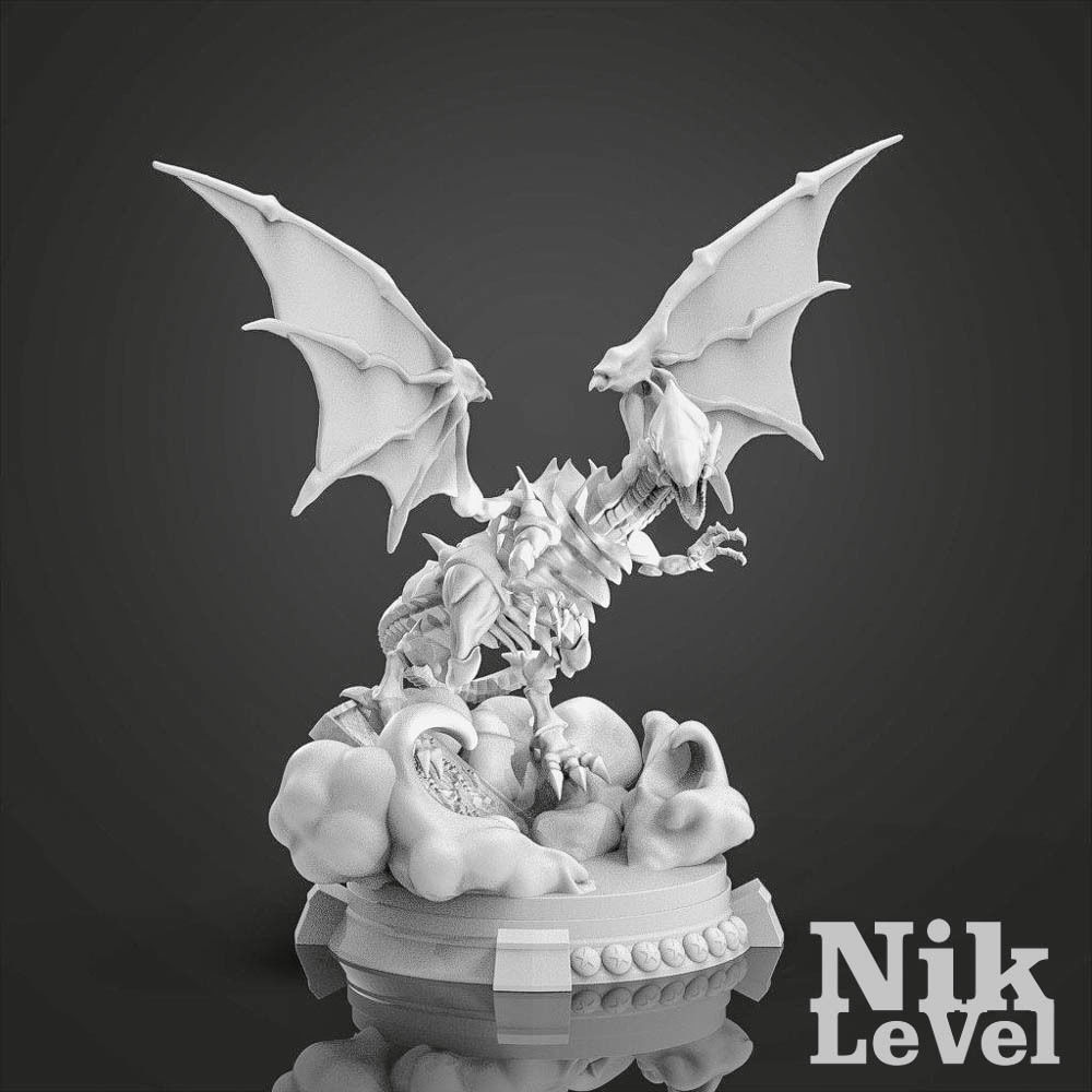 Blue Eyes White Dragon YuGi-Oh 3D Printable  3D print model_10