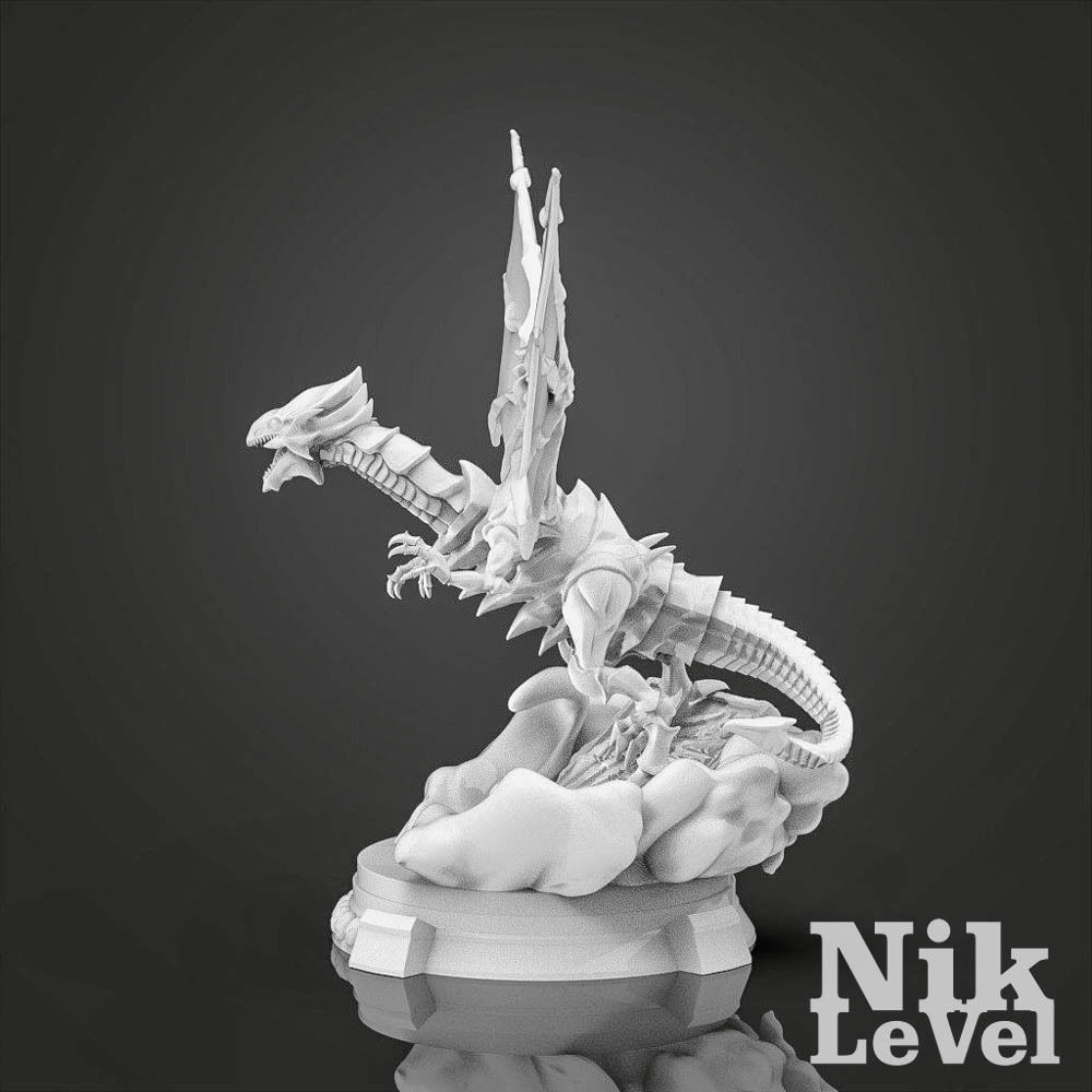 Blue Eyes White Dragon YuGi-Oh 3D Printable  3D print model_12