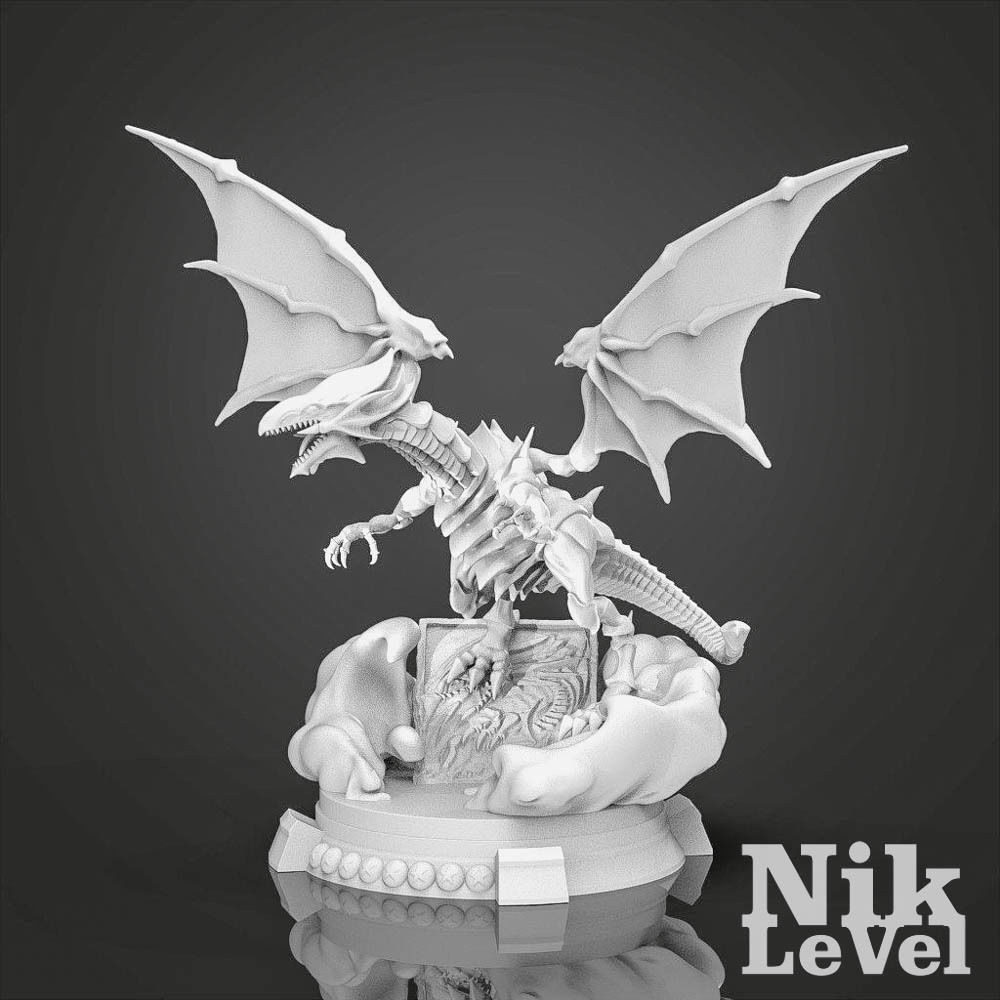 Blue Eyes White Dragon YuGi-Oh 3D Printable  3D print model_15