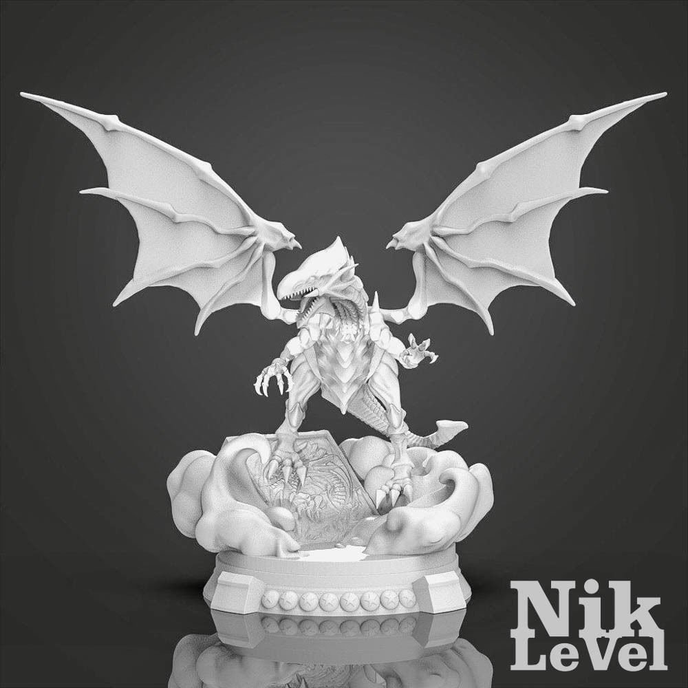 Blue Eyes White Dragon YuGi-Oh 3D Printable  3D print model_16
