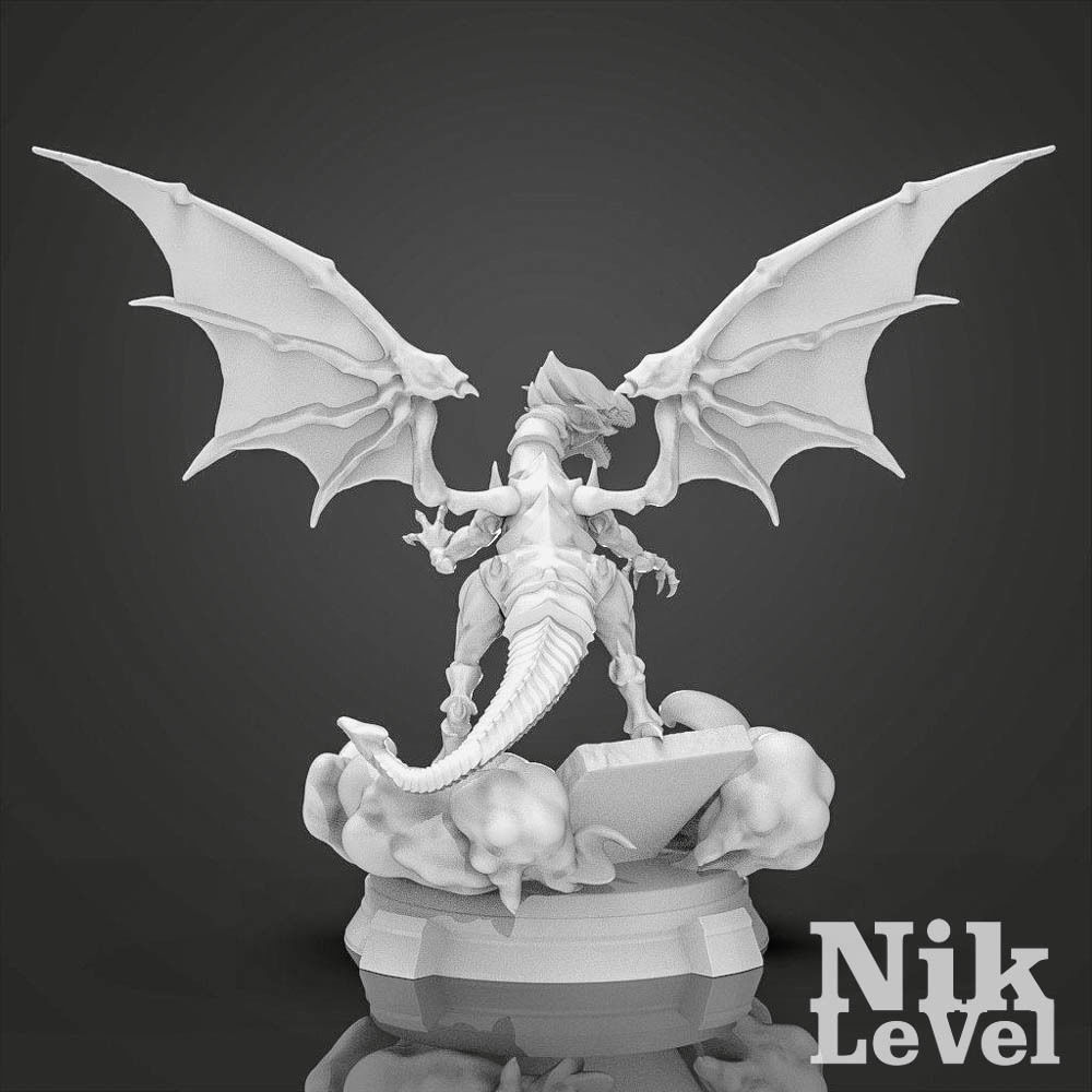 Blue Eyes White Dragon YuGi-Oh 3D Printable  3D print model_11