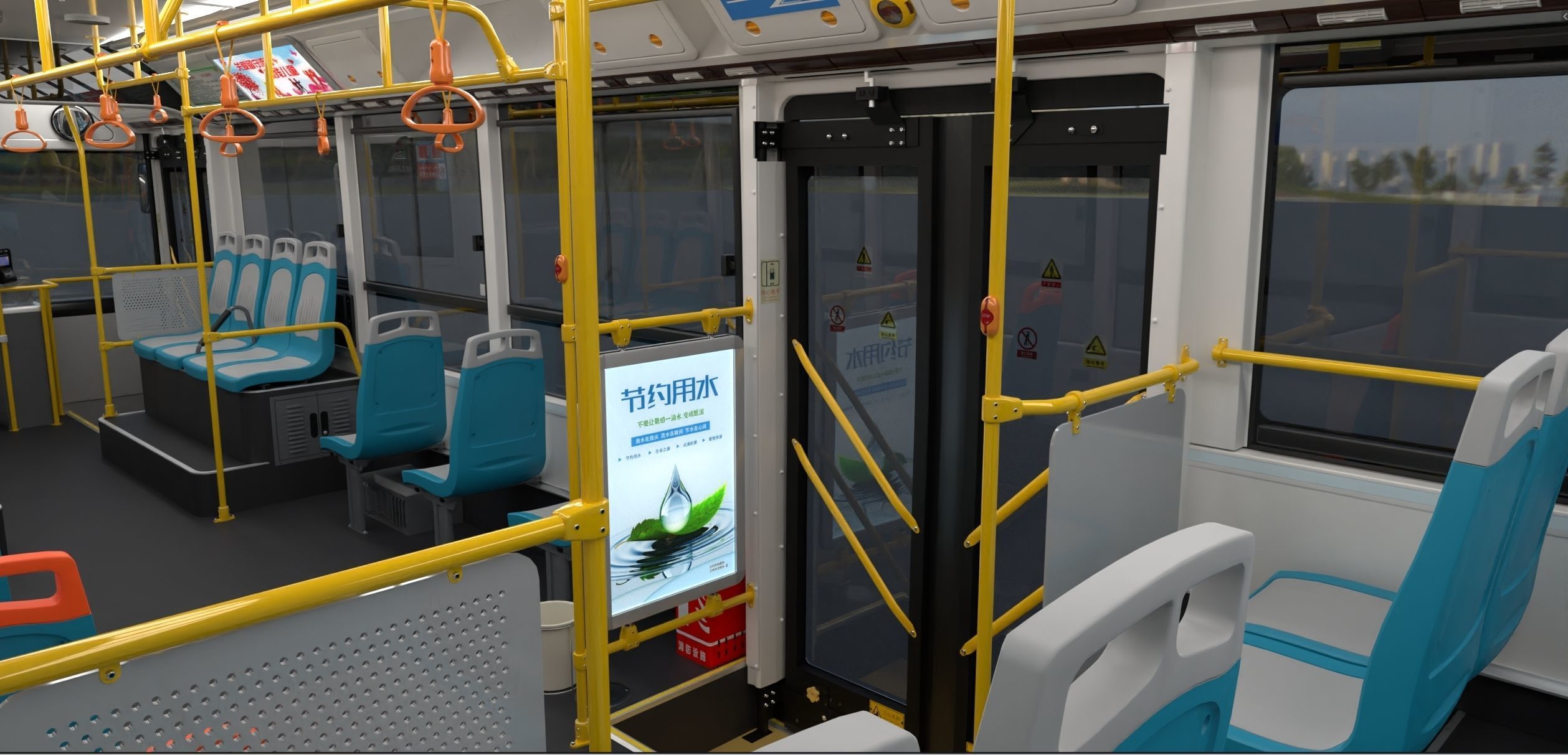 YUTONG ZK6125HNG2 bus 3D model_24