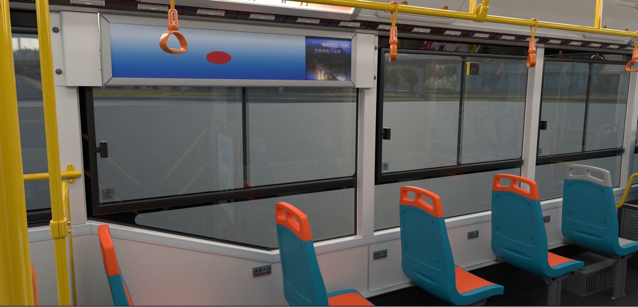 YUTONG ZK6125HNG2 bus 3D model_28