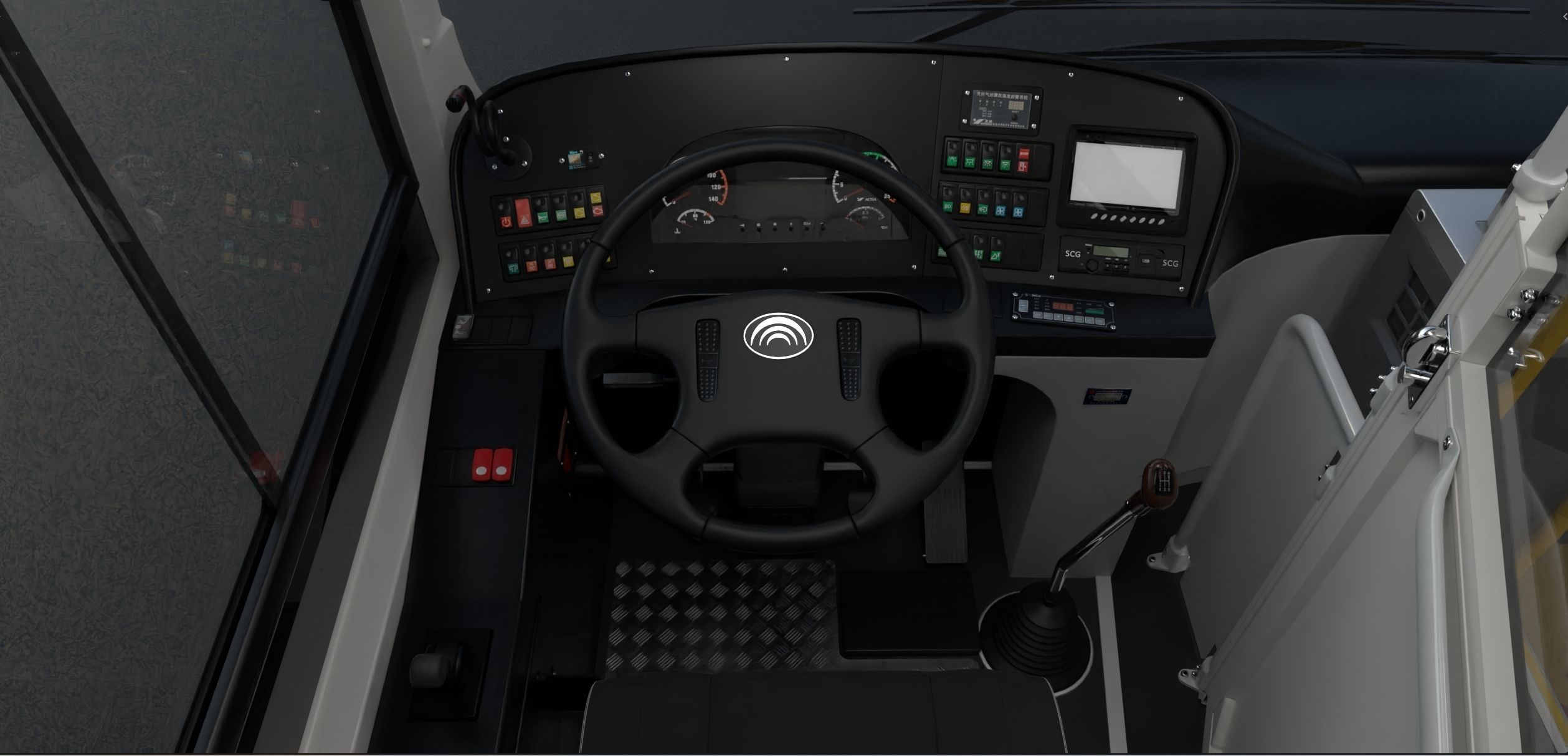 YUTONG ZK6125HNG2 bus 3D model_38