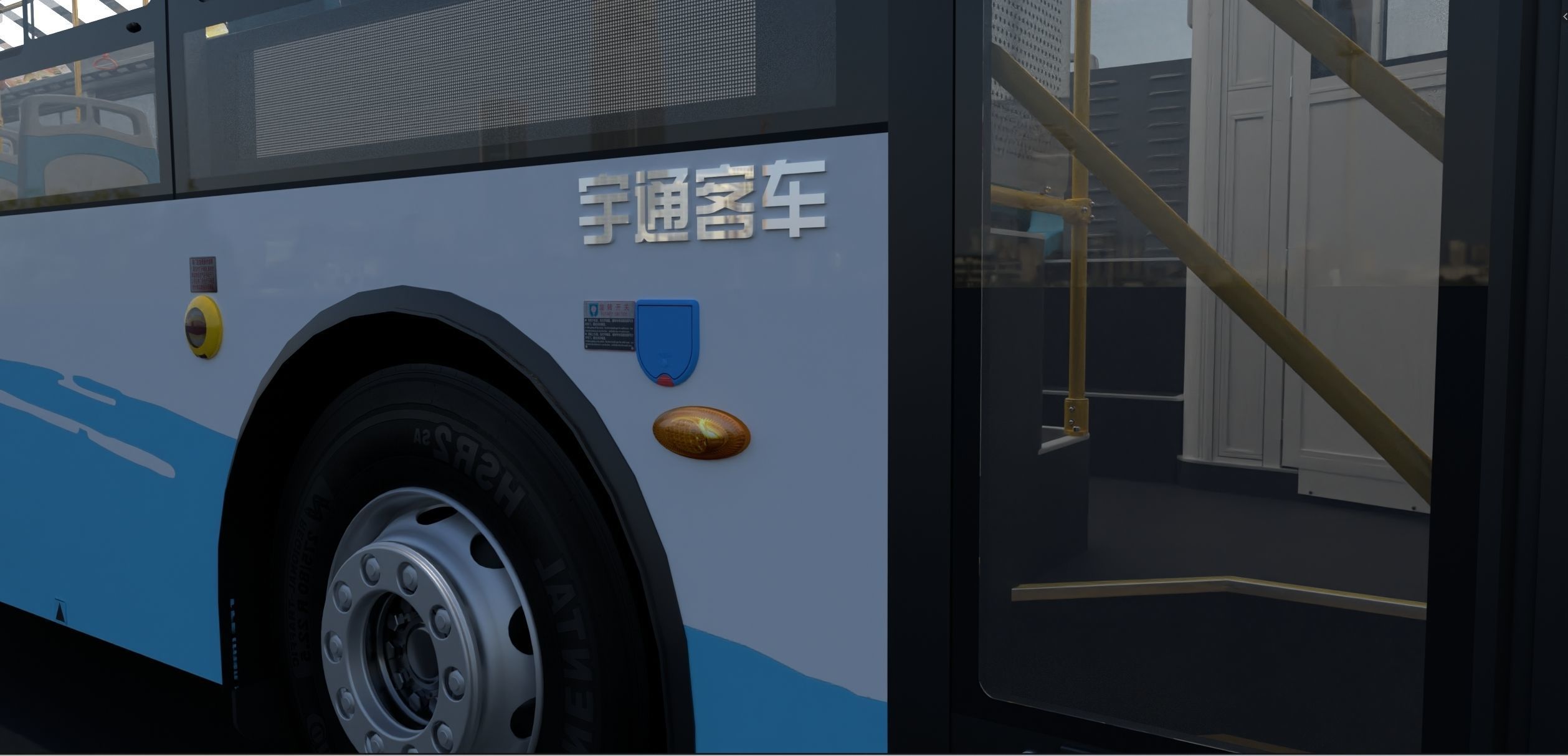 YUTONG ZK6125HNG2 bus 3D model_8