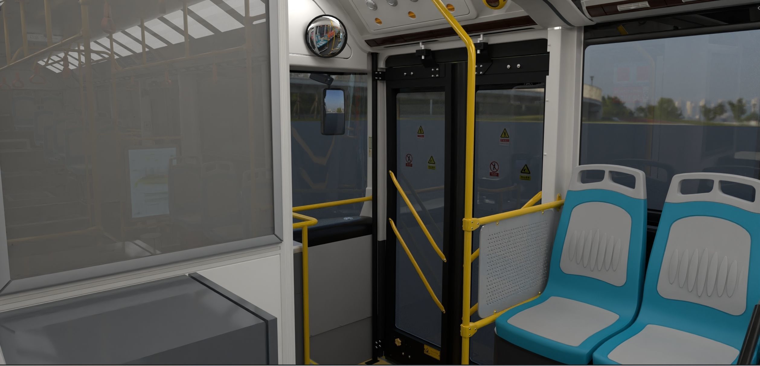 YUTONG ZK6125HNG2 bus 3D model_32