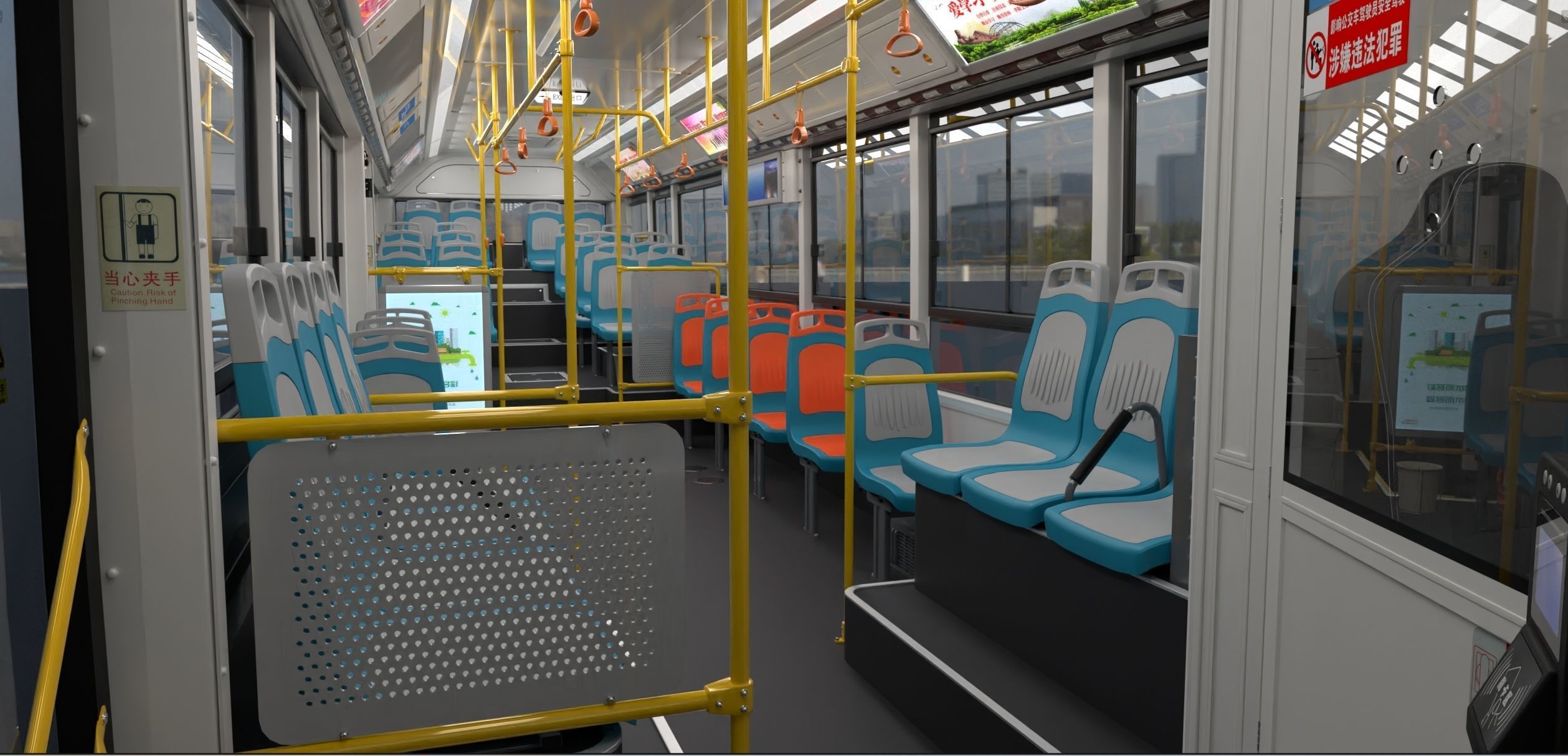 YUTONG ZK6125HNG2 bus 3D model_18