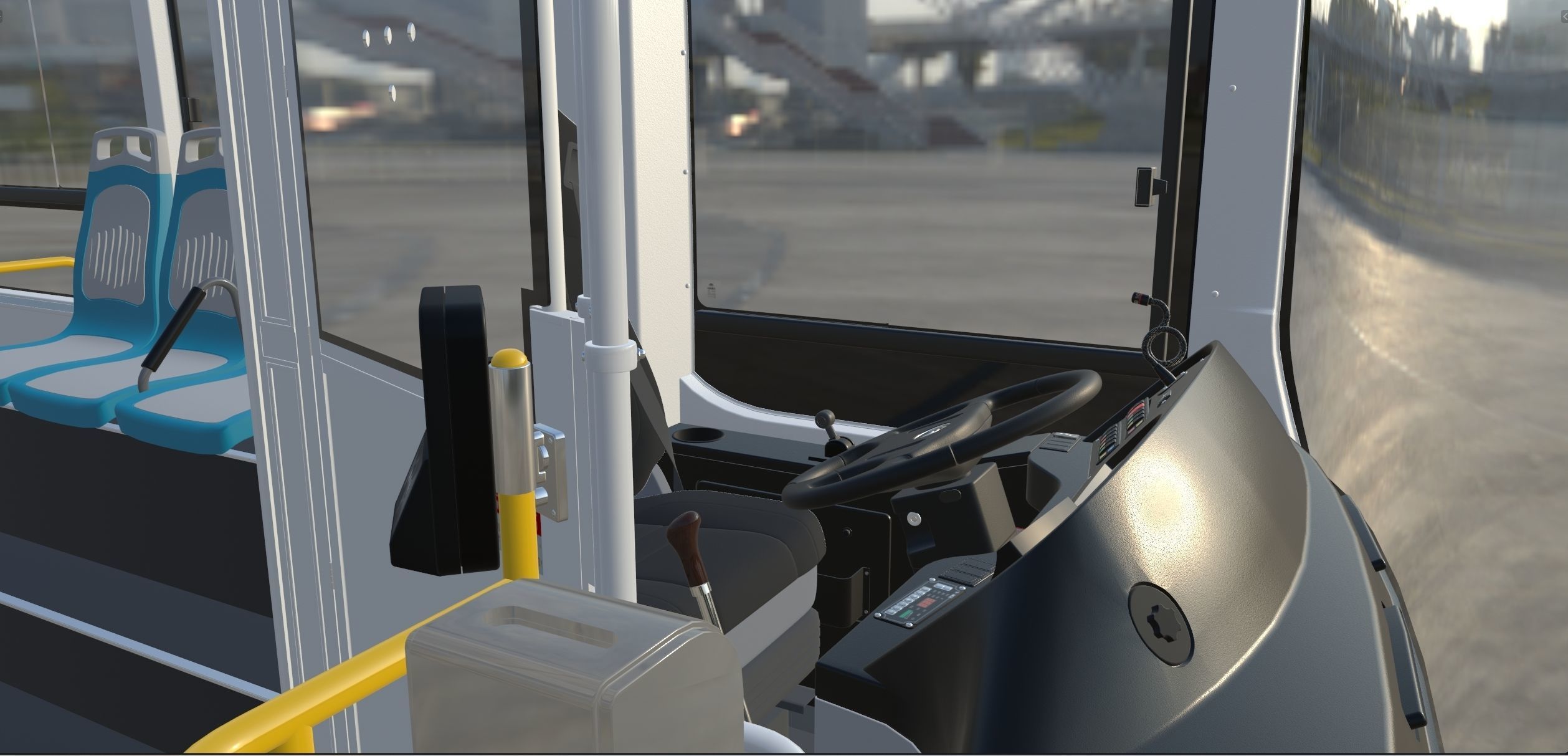 YUTONG ZK6125HNG2 bus 3D model_35