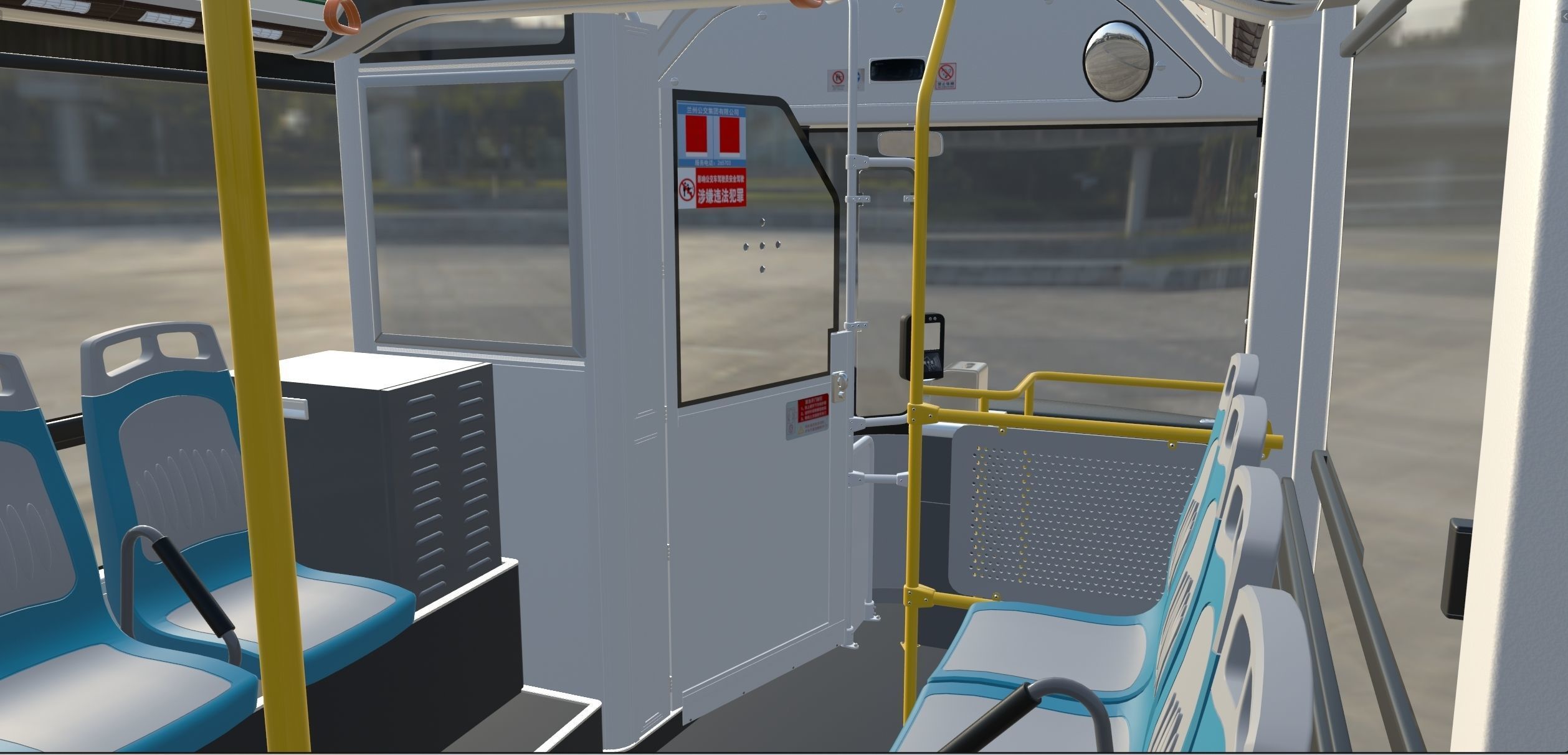 YUTONG ZK6125HNG2 bus 3D model_29