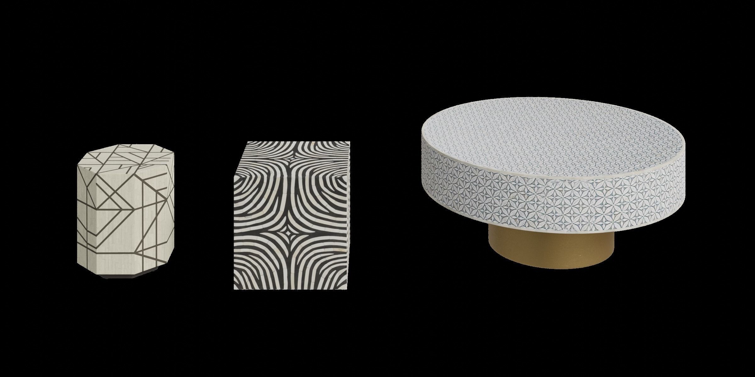 Bohemian Tables Collection 1 Low-poly 3D model_15