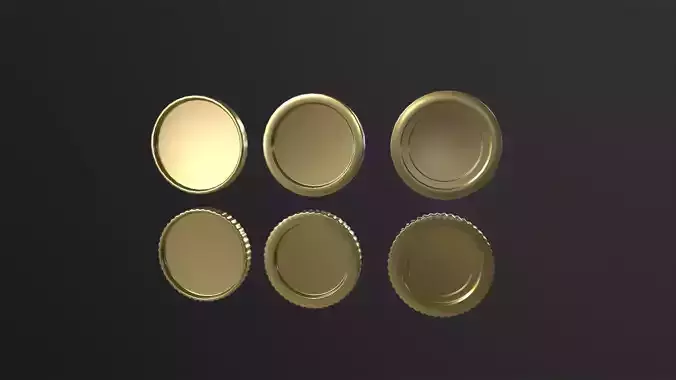 Clean coins 3D Model