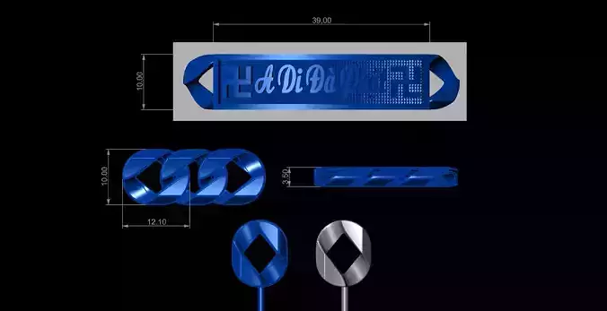 Necklace chain link No03 