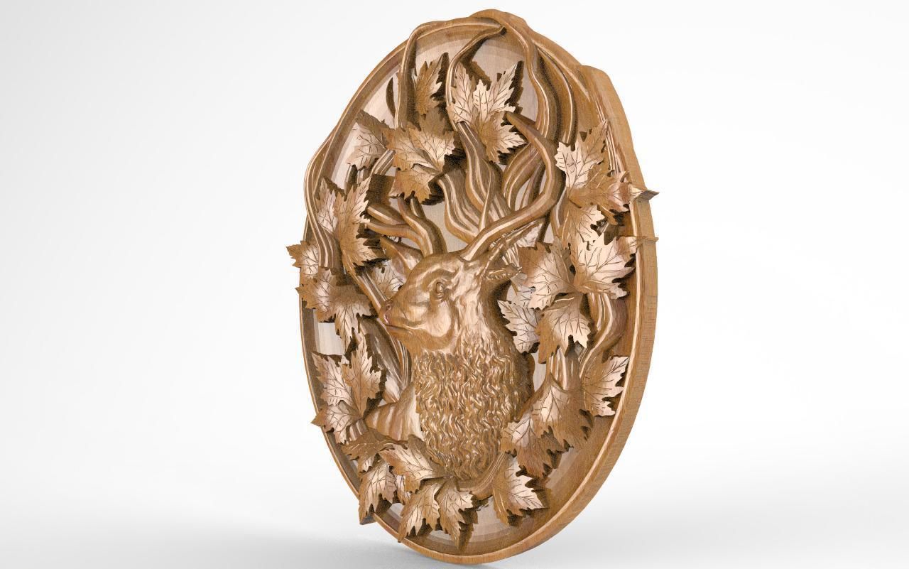 Deer CNC 3D print model_5