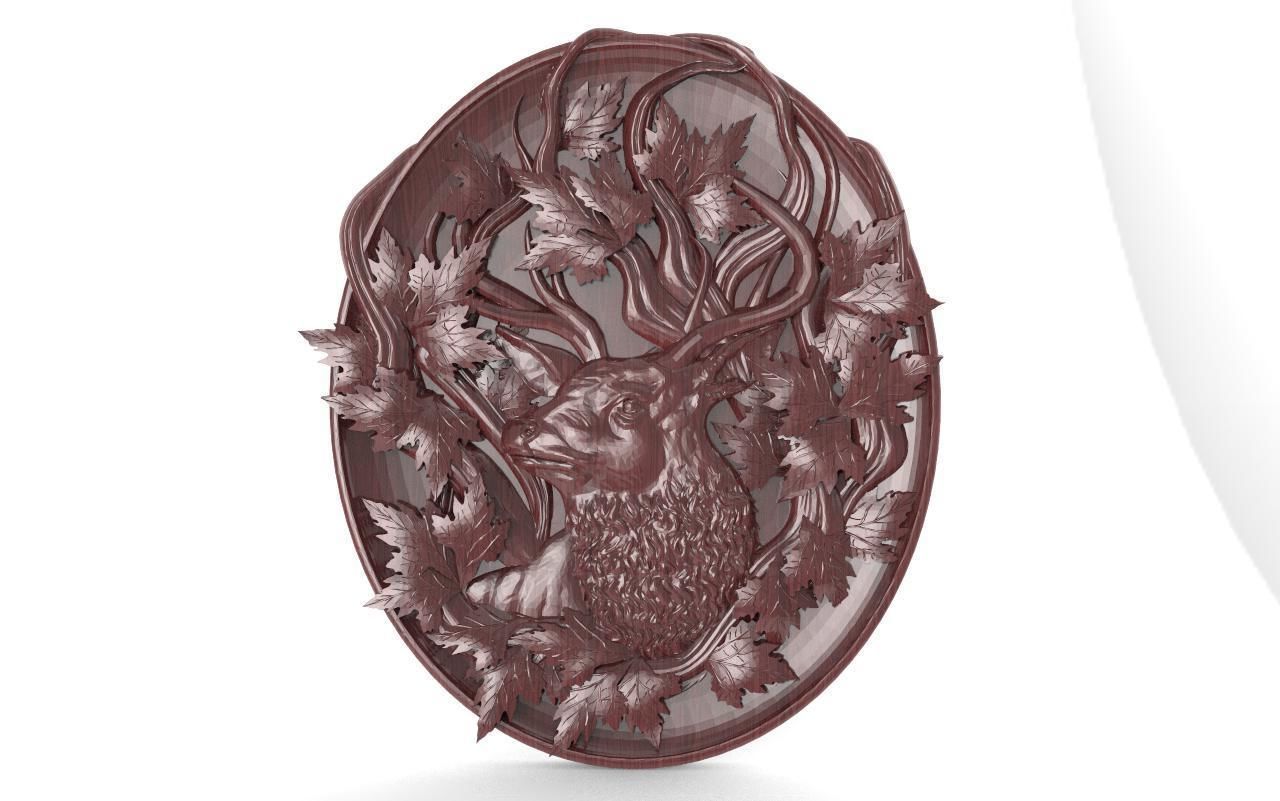 Deer CNC 3D print model_6