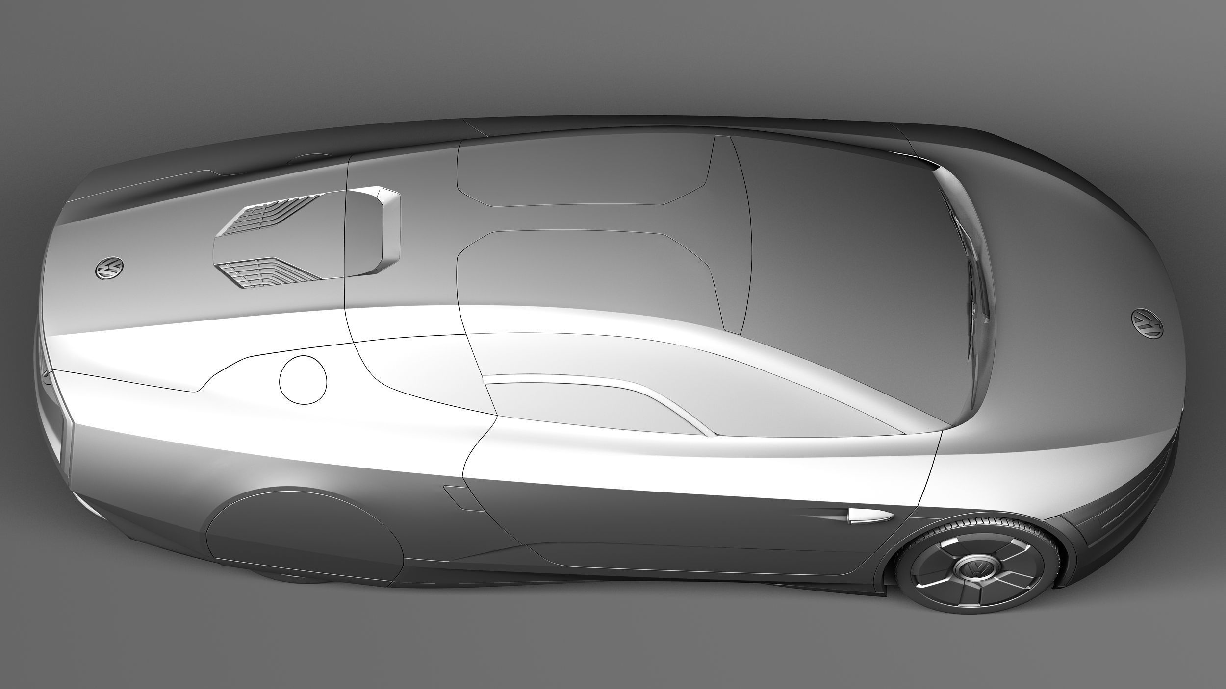 Volkswagen XL1 2014 3D model_15