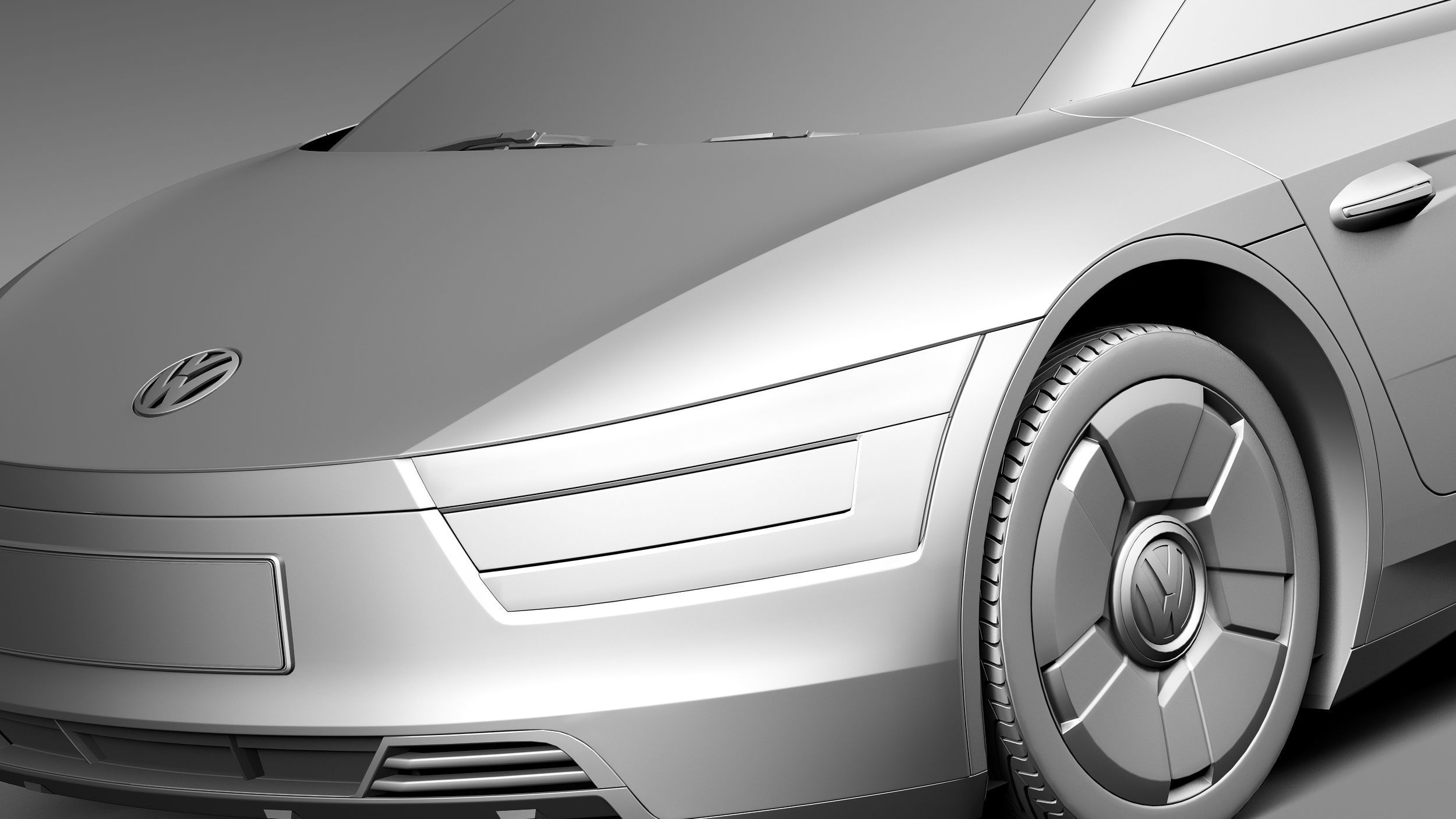 Volkswagen XL1 2014 3D model_10
