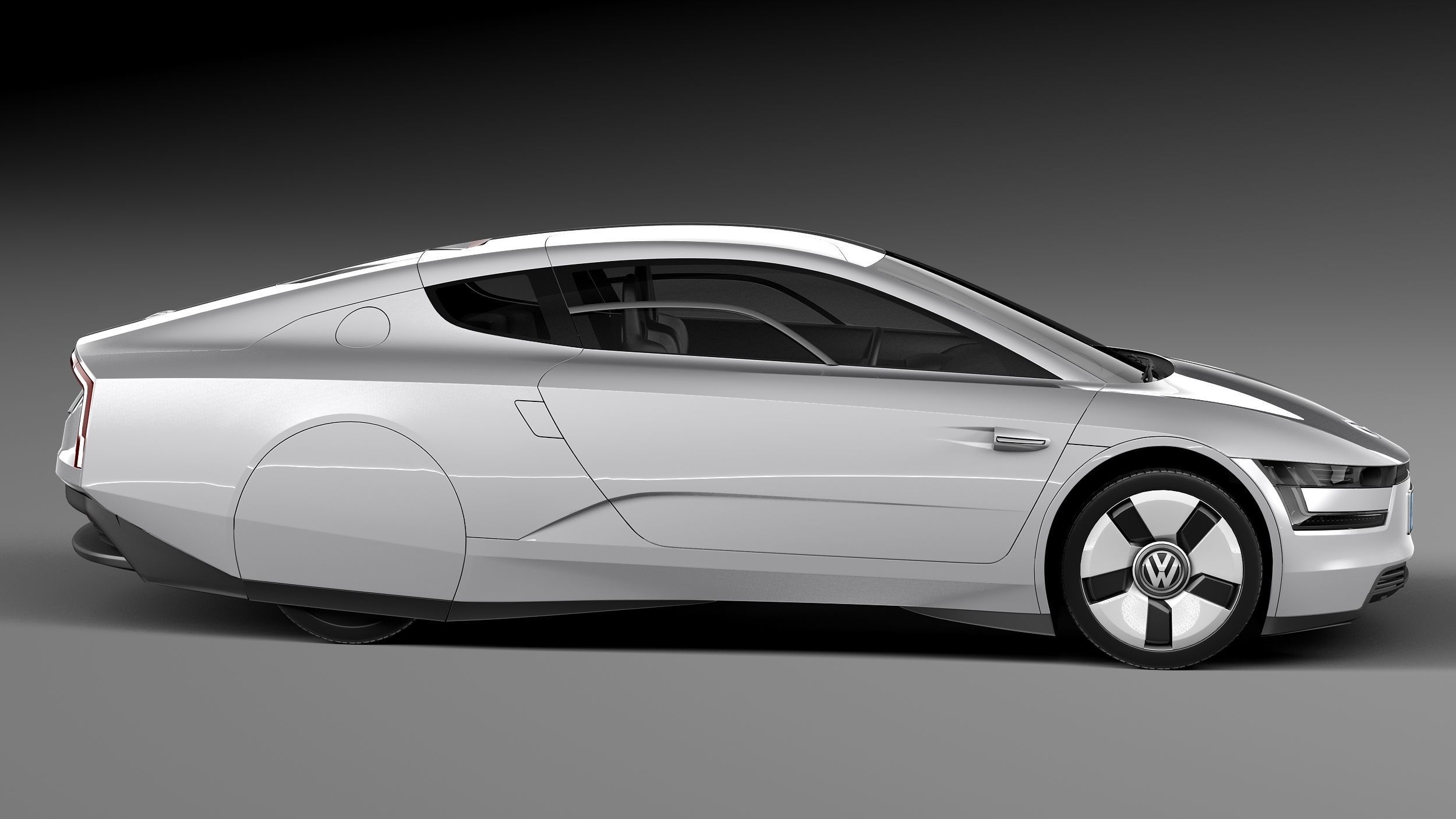 Volkswagen XL1 2014 3D model_6