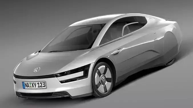 Volkswagen XL1 2014 3D model